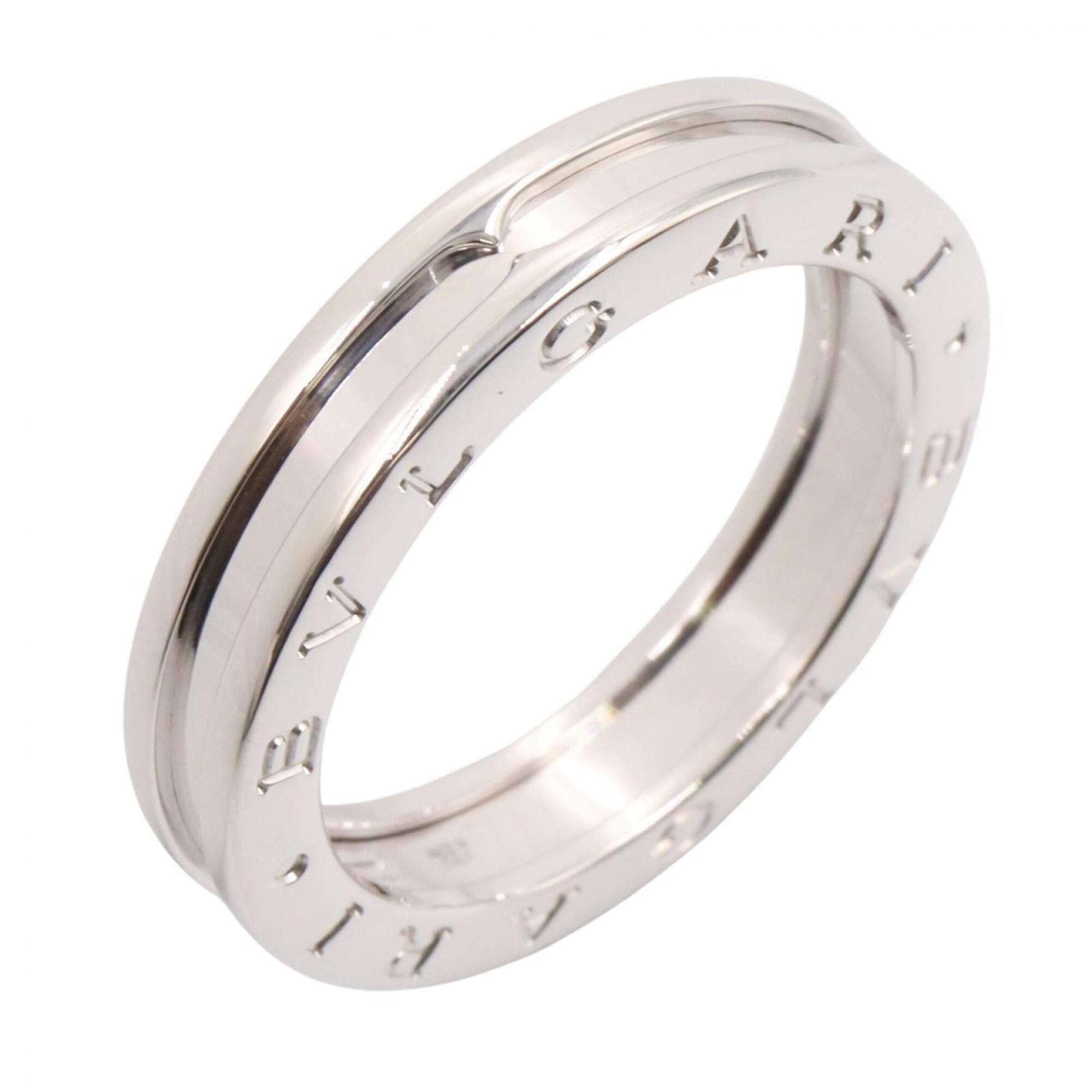 Bvlgari Silver White Gold (18K) Band Ring (Pre-Owned)