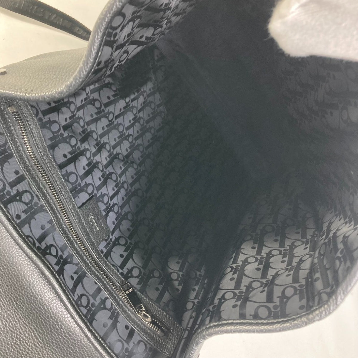 Christian Dior Black Leather Backpack (Pre-Owned)