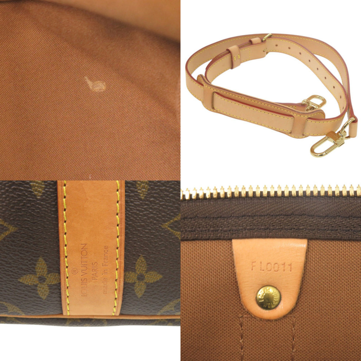 Louis Vuitton Brown Monogram Canvas Boston Bag (Pre-Owned)