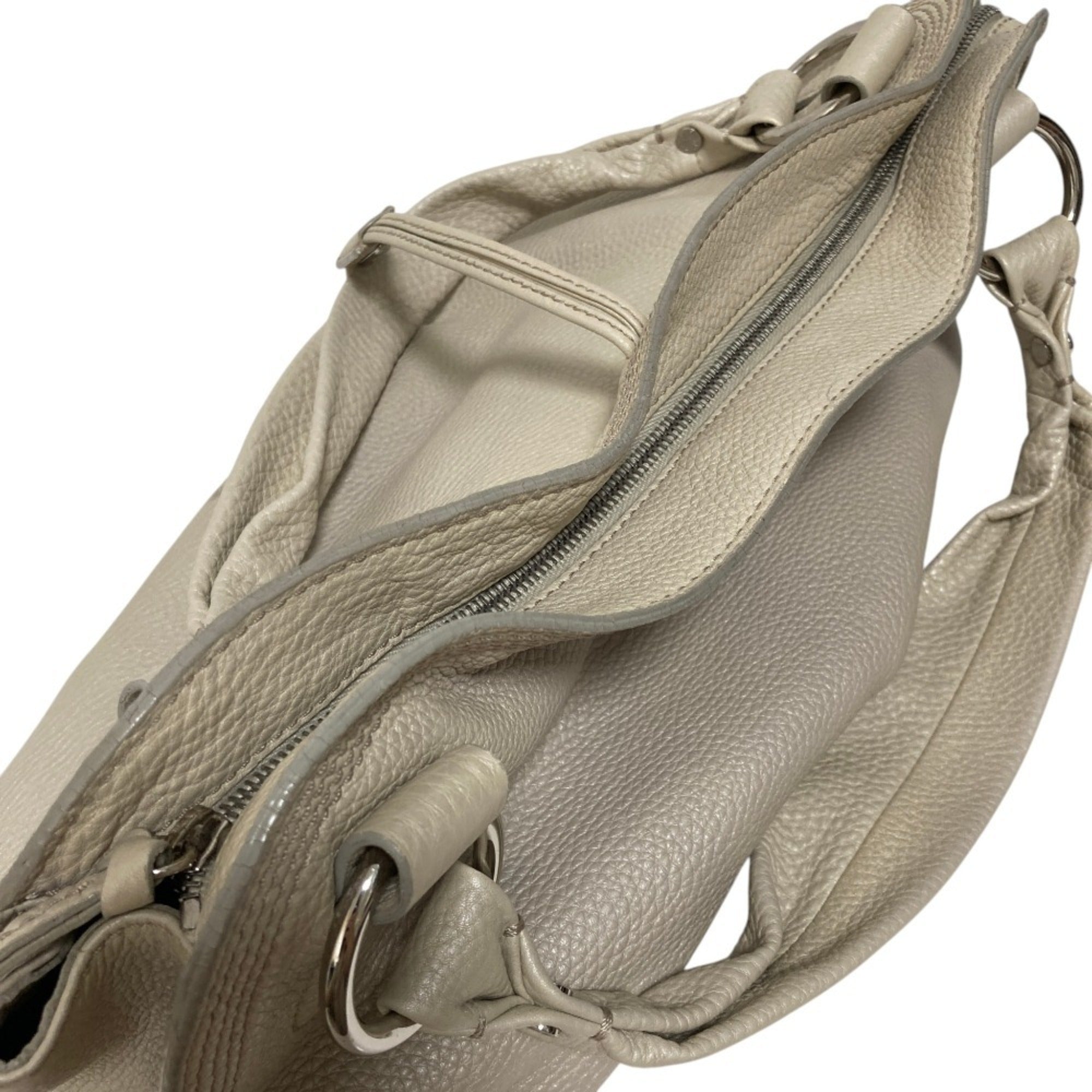 Celine Gray Leather Handbag (Pre-Owned)