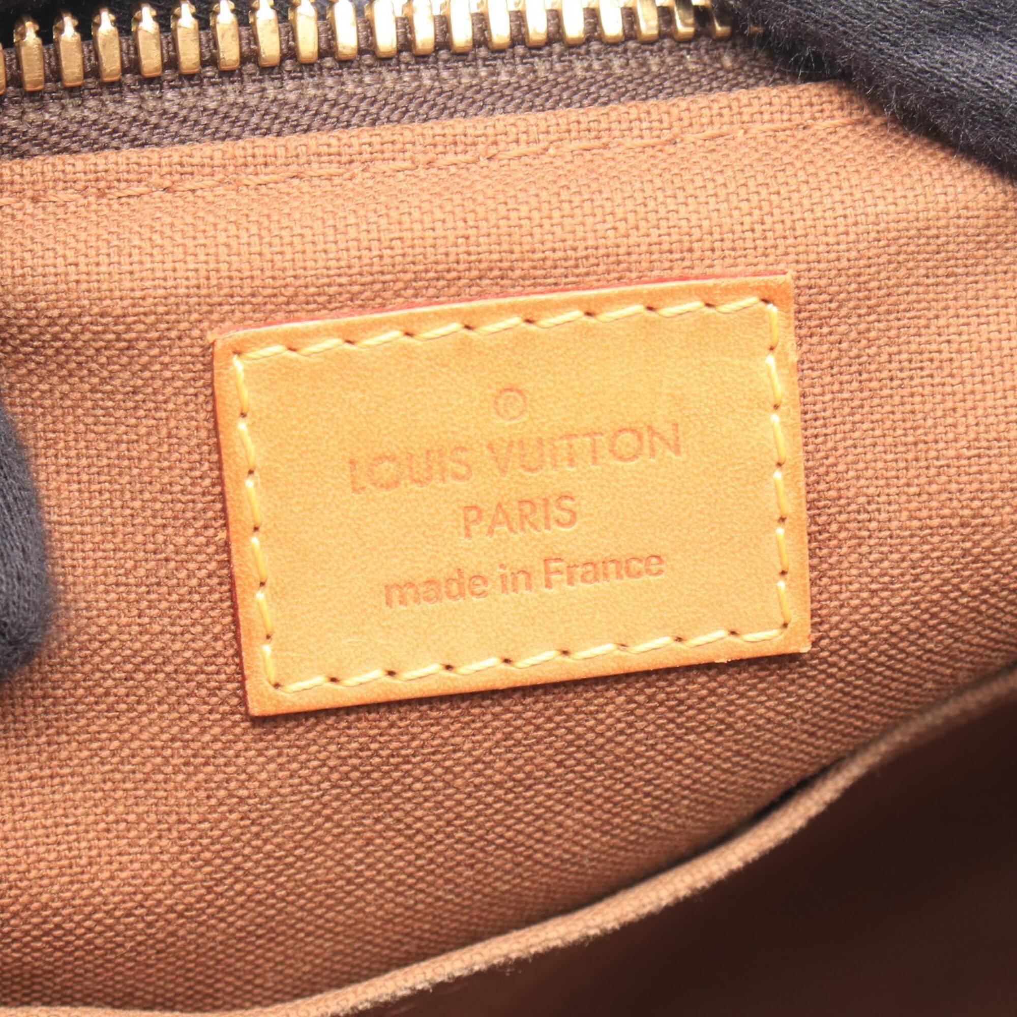 Louis Vuitton Brown Coated Canvas Pvc Leather Handbag (Pre-Owned)