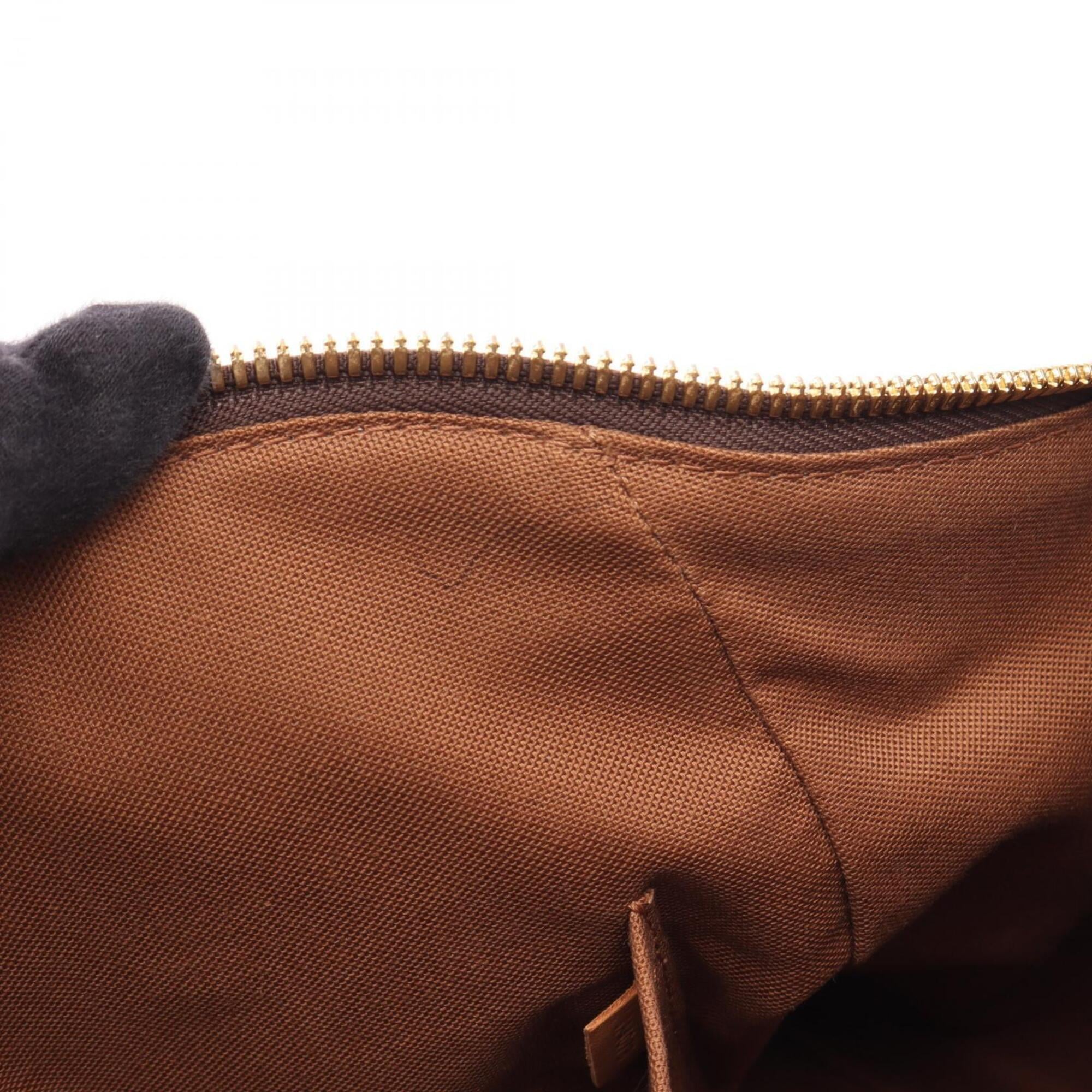 Louis Vuitton Brown Monogram Coated Canvas Leather Monogram Handbag (Pre-Owned)