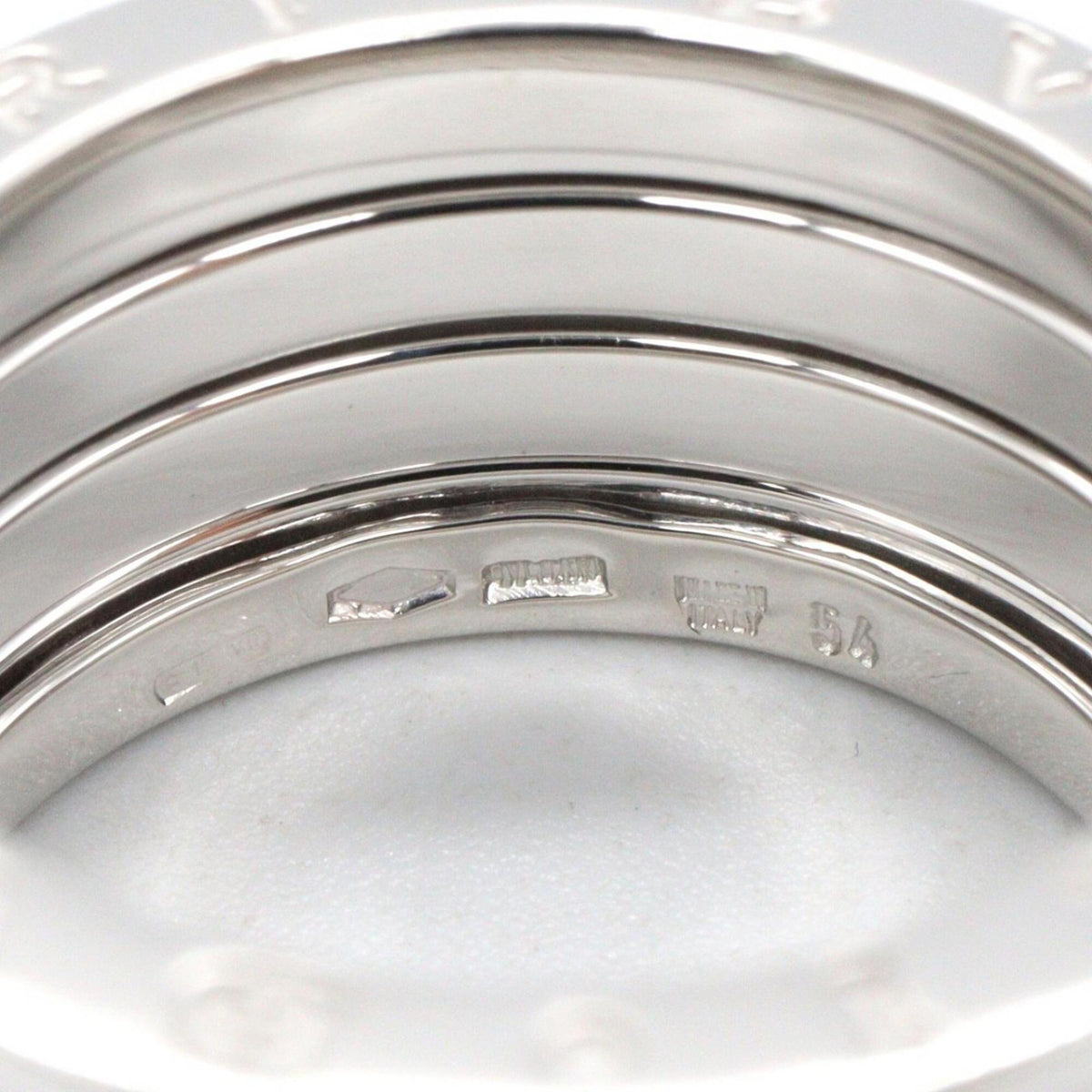 Bvlgari White Gold White Gold (18K) Band Ring (Pre-Owned)