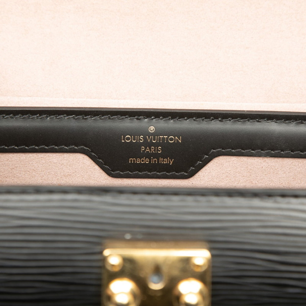 Louis Vuitton Epi Black Noir Leather Handbag Shoulder Bag (Pre-Owned)