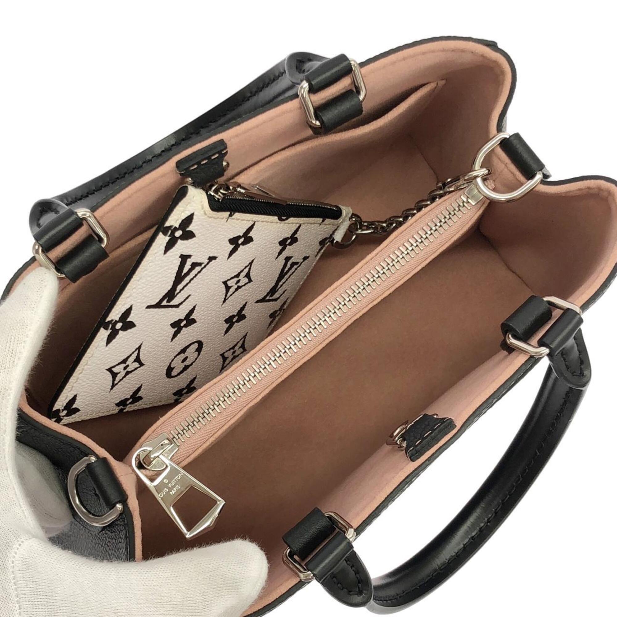 Louis Vuitton Black Leather Handbag Pouch (Pre-Owned)