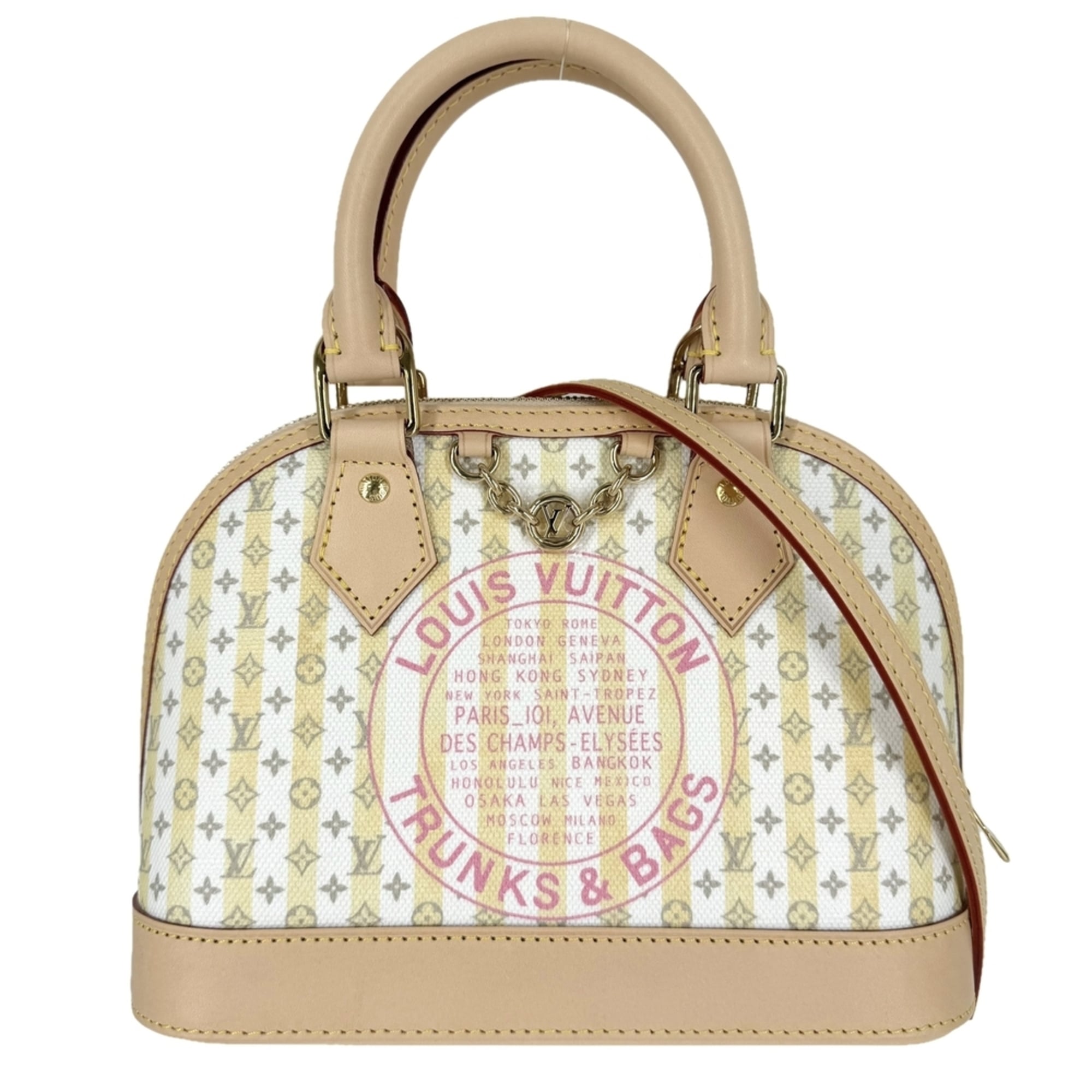 Louis Vuitton Beige Monogram White Monogram Handbag Shoulder Bag (Pre-Owned)