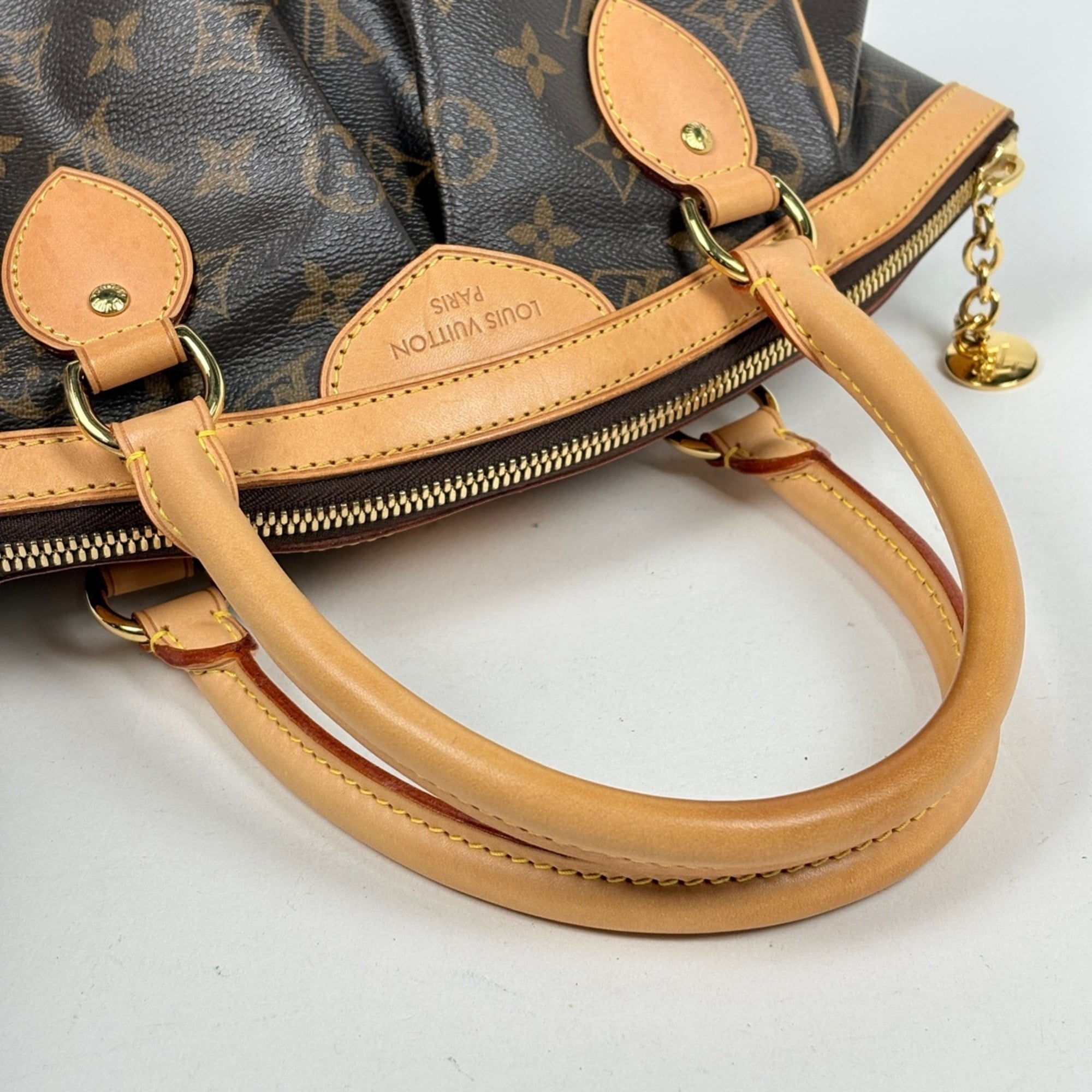 Louis Vuitton Brown Monogram Handbag Tote Bag (Pre-Owned)