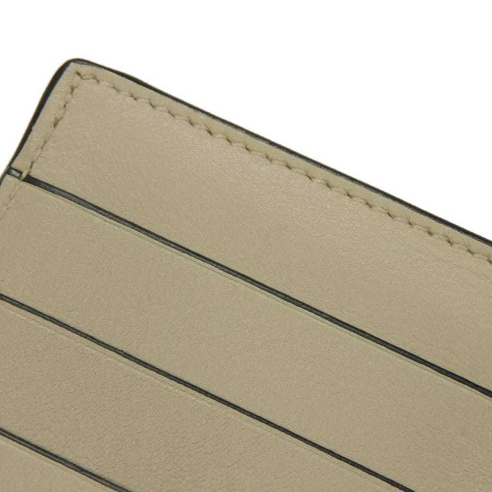 Loewe Green Leather Long Wallet (Bi-Fold) (Pre-Owned)