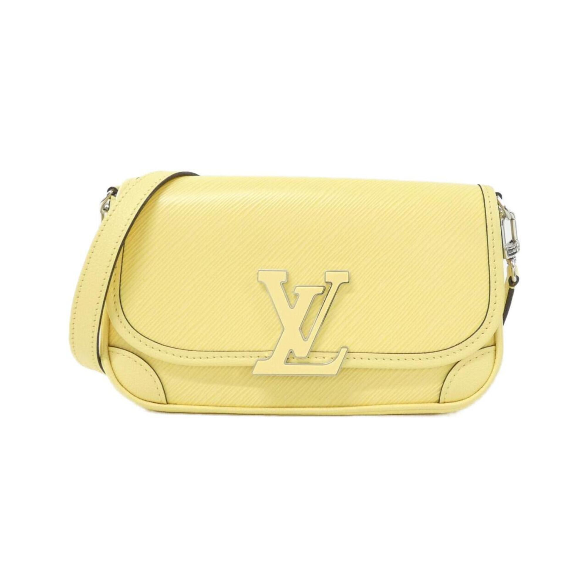Louis Vuitton Jaune Yellow Leather Shoulder Bag (Pre-Owned)