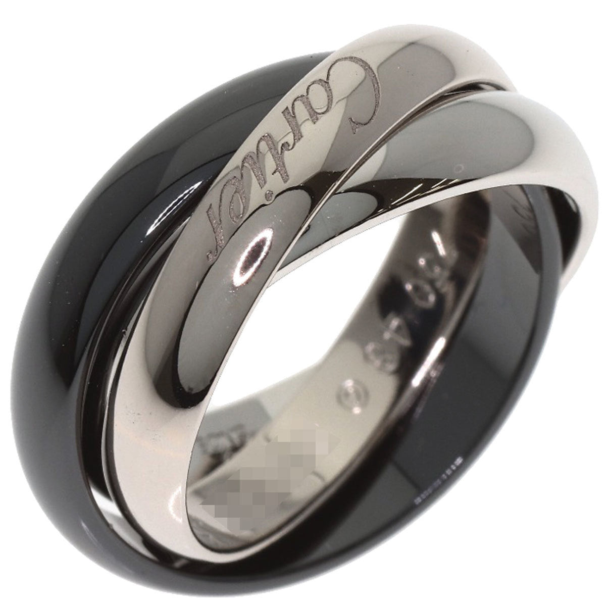 Cartier White Gold (18K) Palladium 950 Band Ring (Pre-Owned)