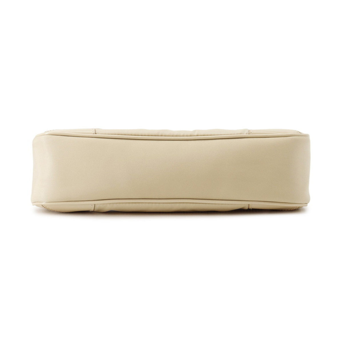 Prada Beige Nylon Leather Shoulder Bag (Pre-Owned)