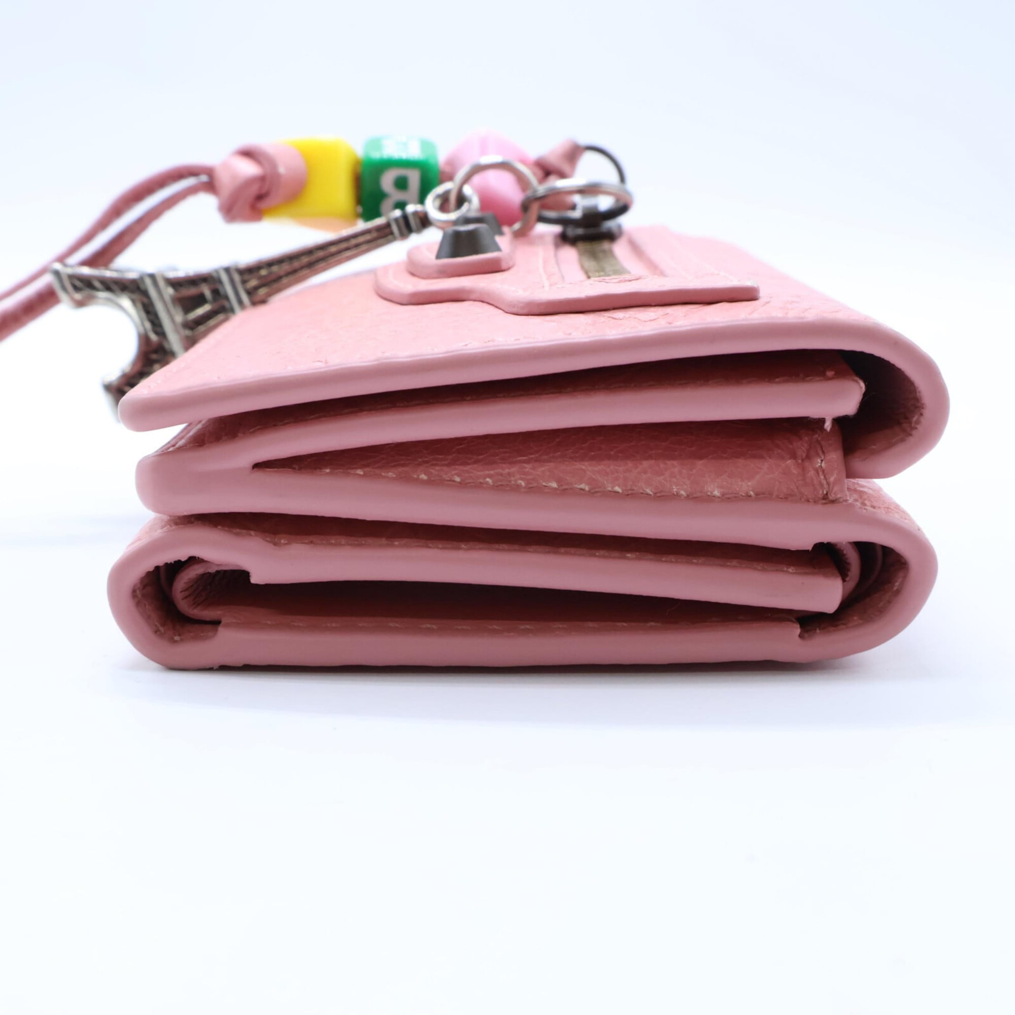 Balenciaga Pink Leather Wallet (Tri-Fold) (Pre-Owned)