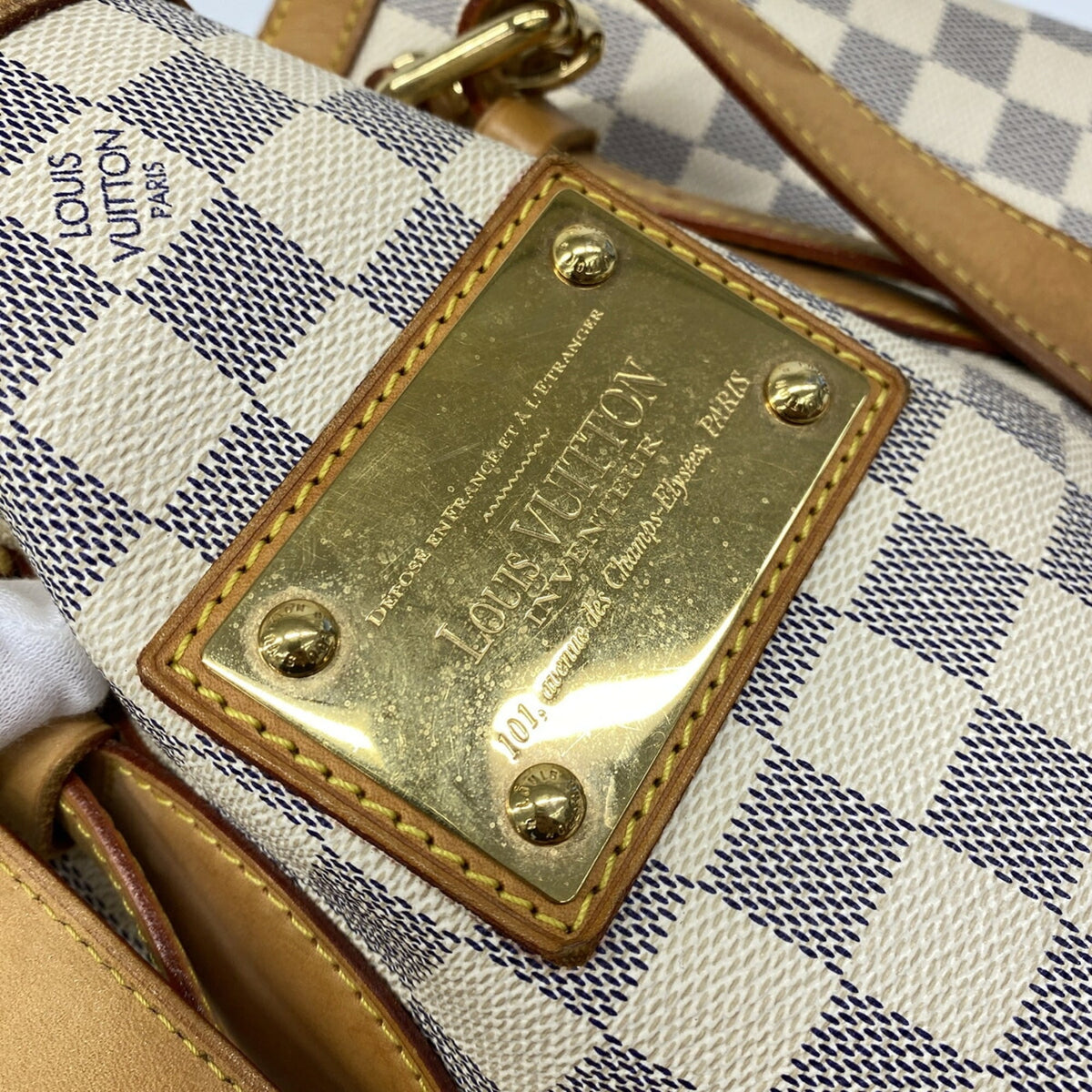 Louis Vuitton White Tote Bag (Pre-Owned)
