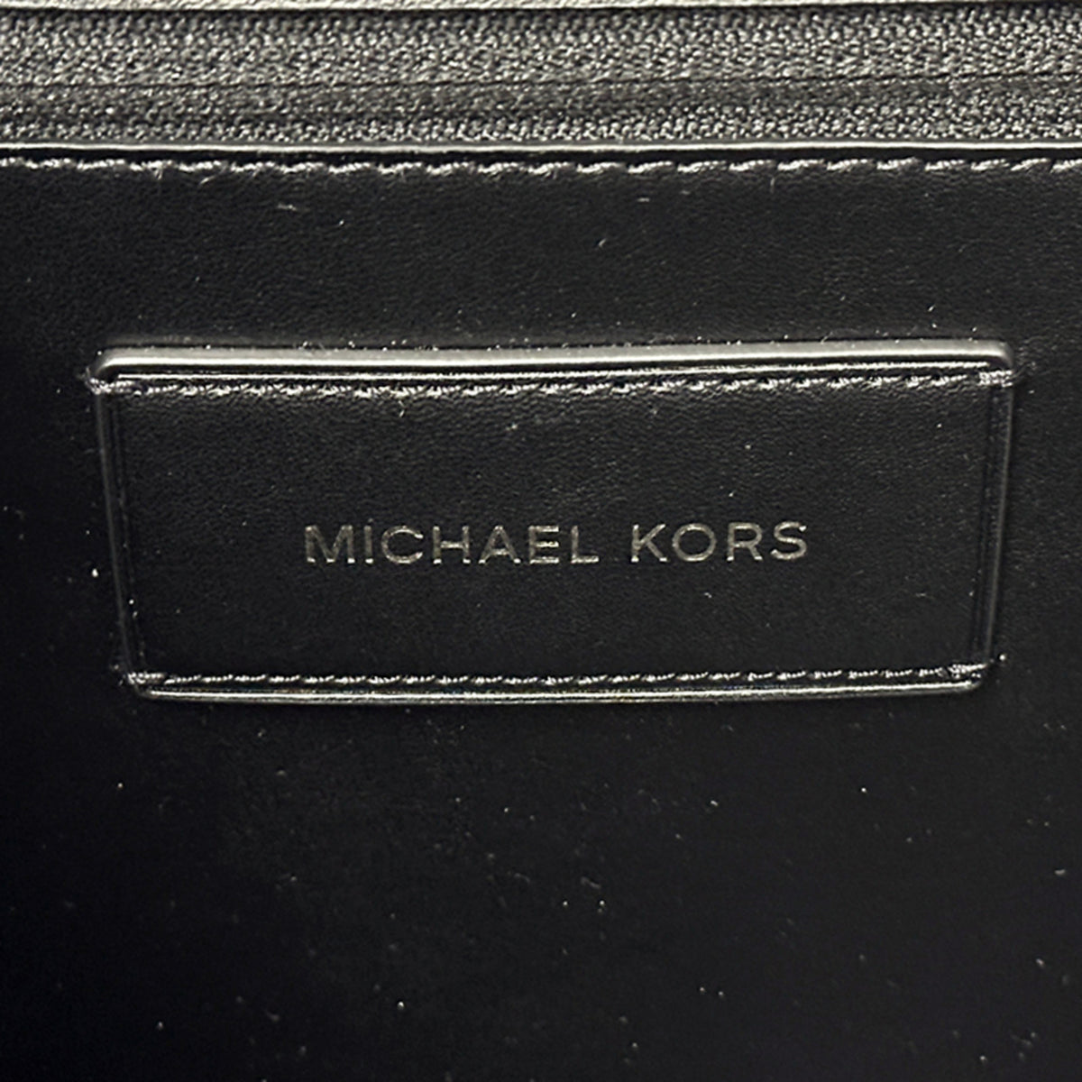 Michael Kors Gray Leather Handbag Tote Bag (Pre-Owned)