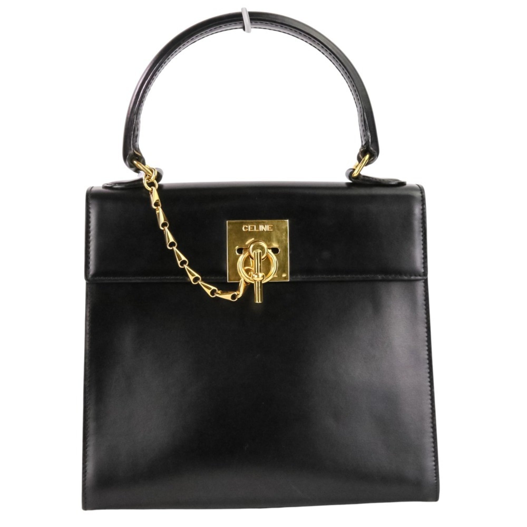 Celine Black Leather Handbag (Pre-Owned)