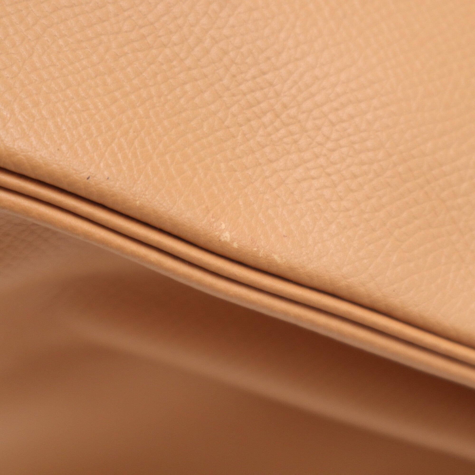 Hermes Kelly Brown Courchevel Leather Handbag (Pre-Owned)