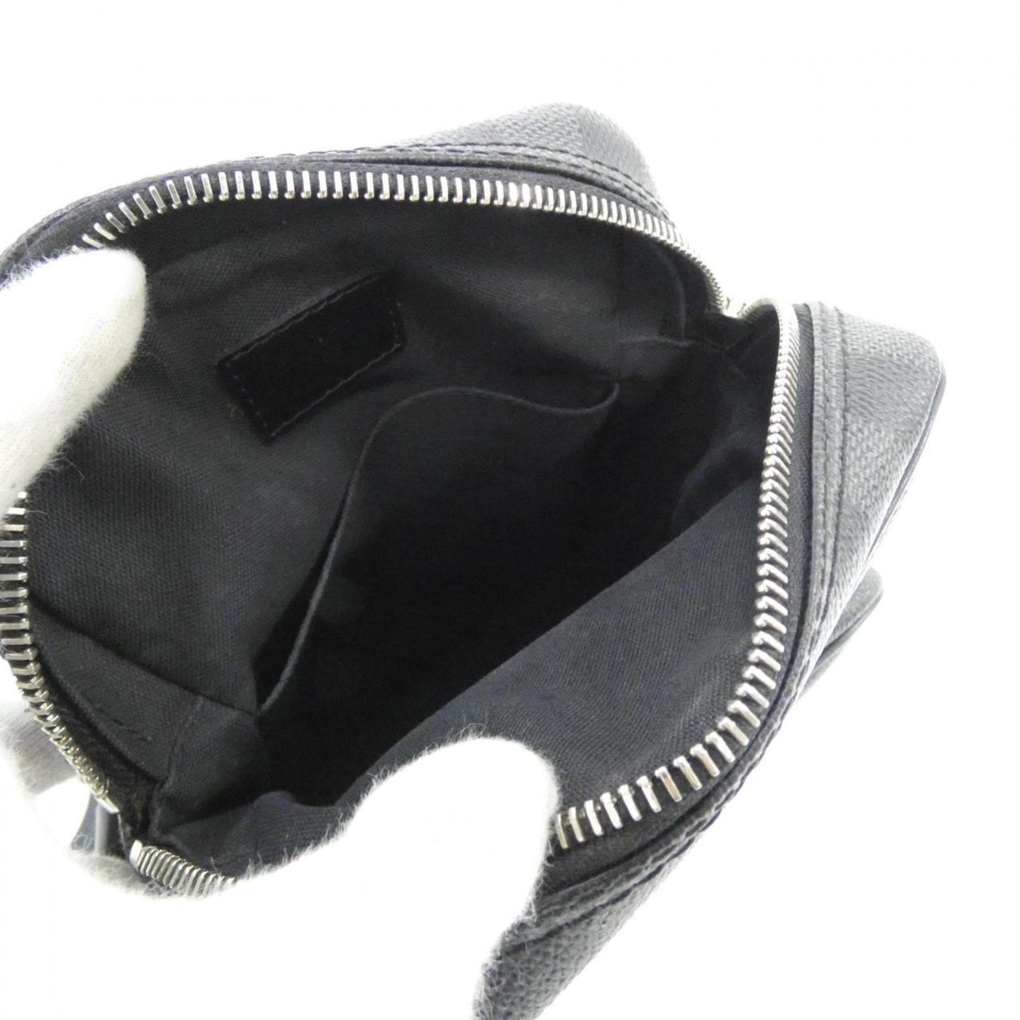 Louis Vuitton Graphite Coated Canvas Shoulder Bag (Pre-Owned)