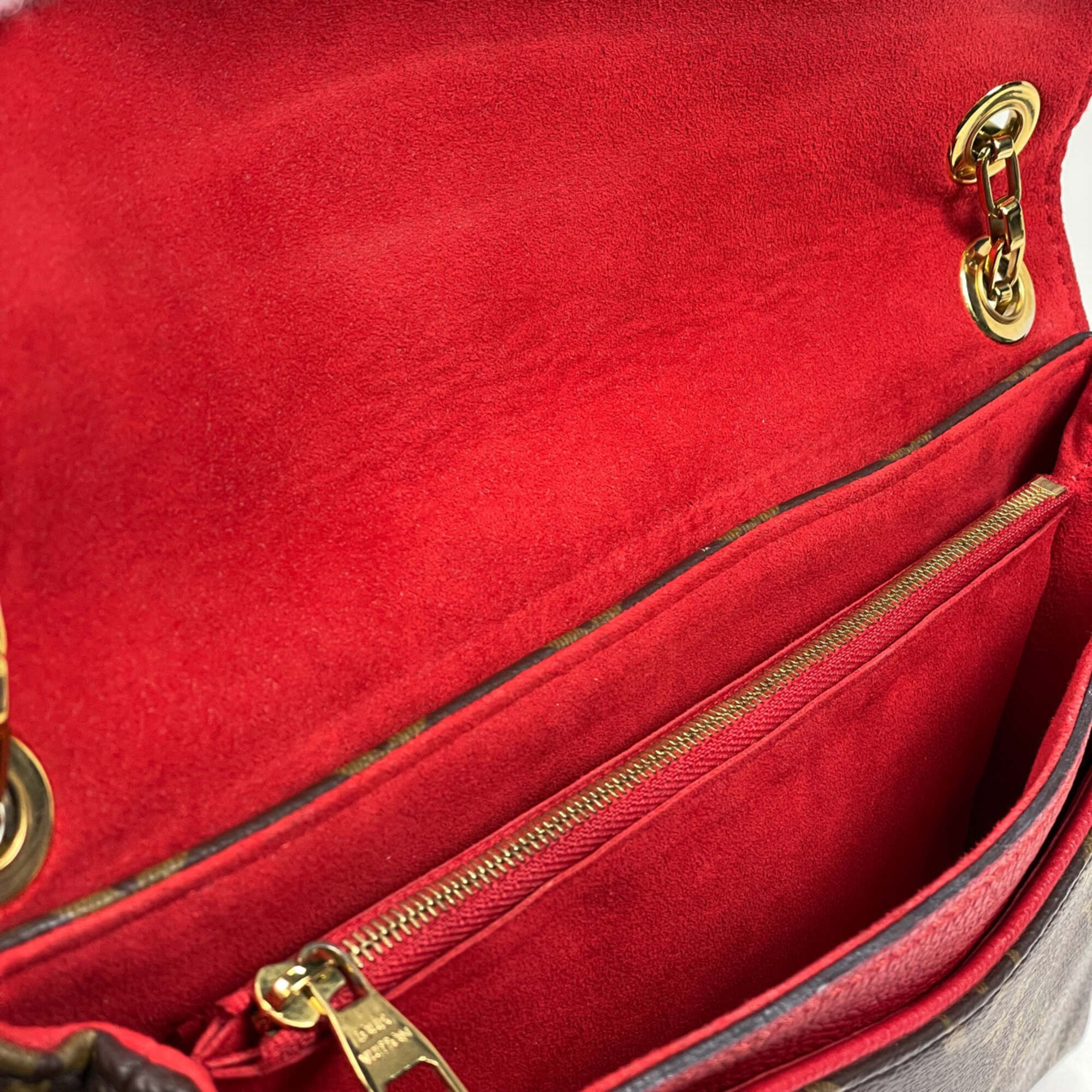 Louis Vuitton Cerise Red Color Monogram Shoulder Bag (Pre-Owned)
