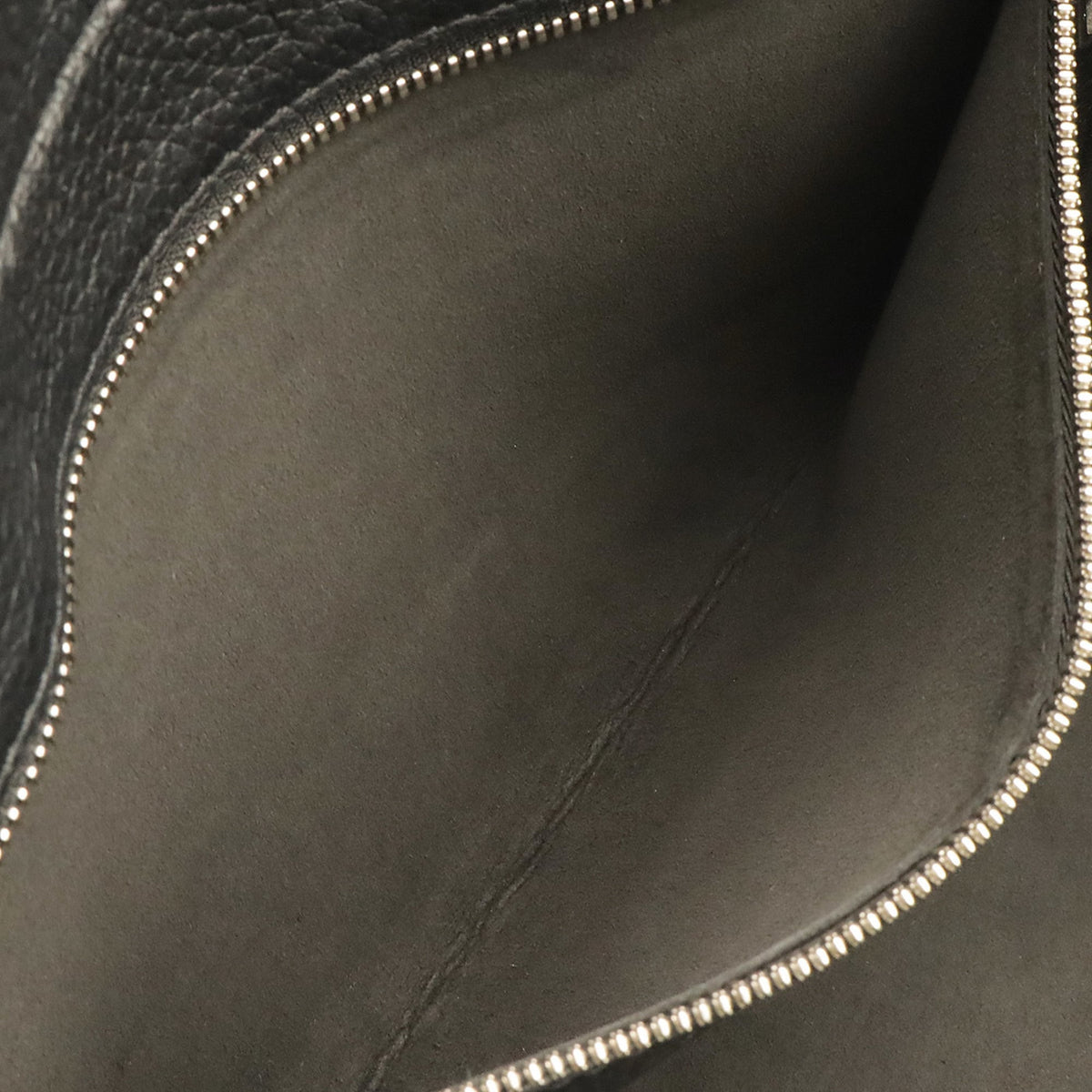 Louis Vuitton Noir Leather Shoulder Bag Tote Bag (Pre-Owned)
