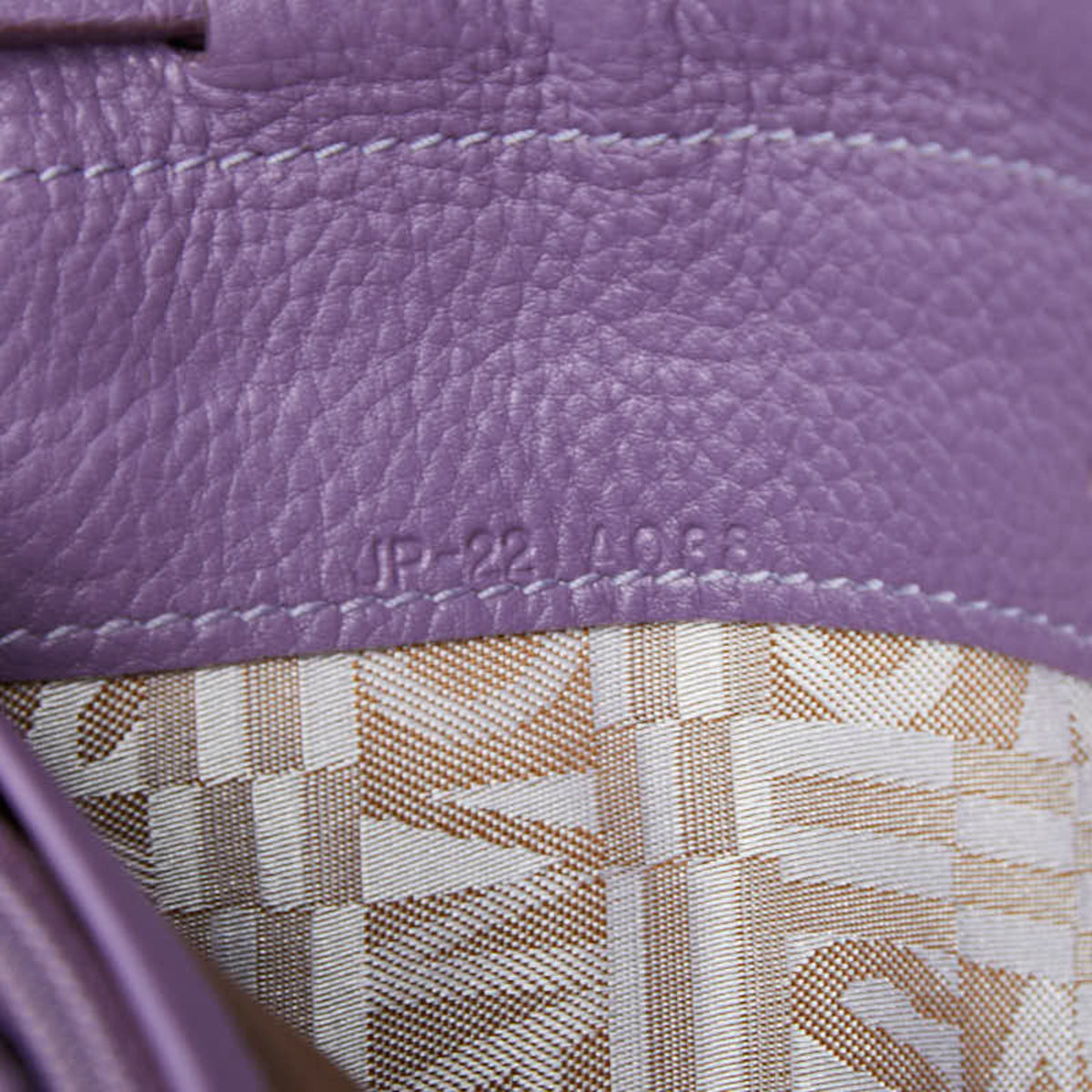 Salvatore Ferragamo Purple Leather Coin Purse/Coin Case (Pre-Owned)