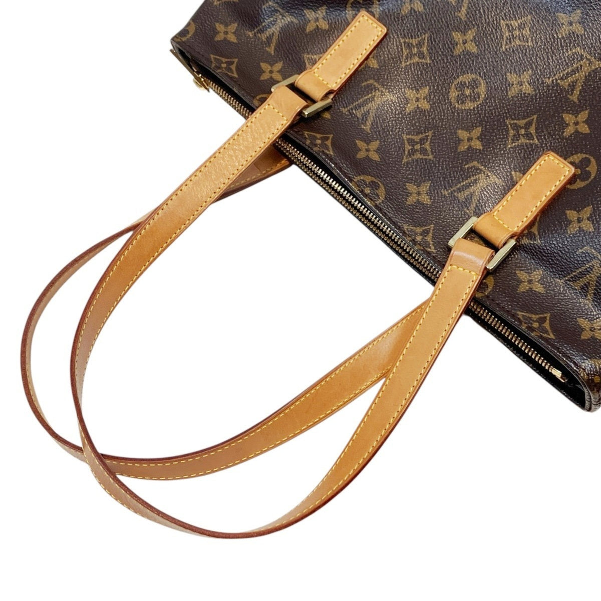 Louis Vuitton Brown Coated Canvas Shoulder Bag (Pre-Owned)