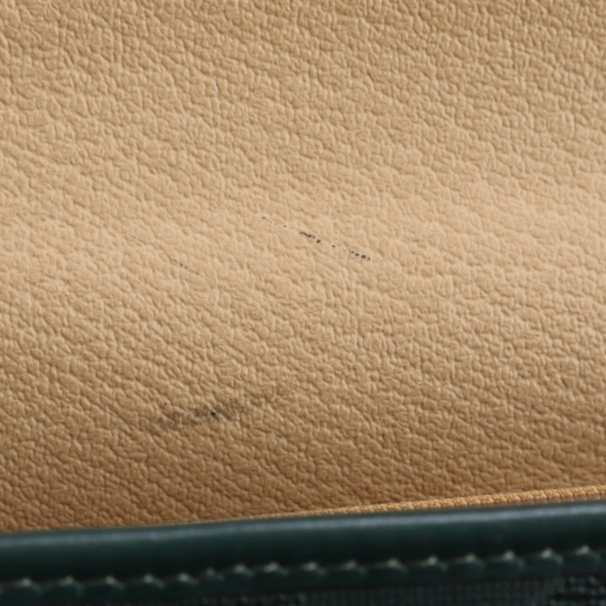 Christian Dior Dark Green Leather Crossbody Bag Shoulder Bag Tote Bag (Pre-Owned)