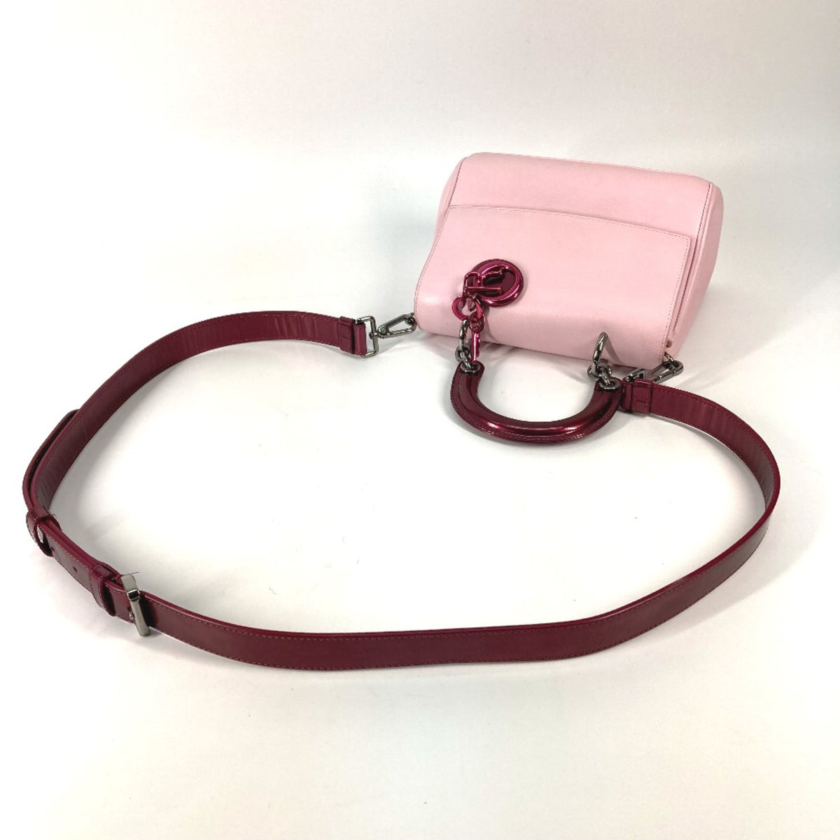 Christian Dior Pink Leather Handbag (Pre-Owned)