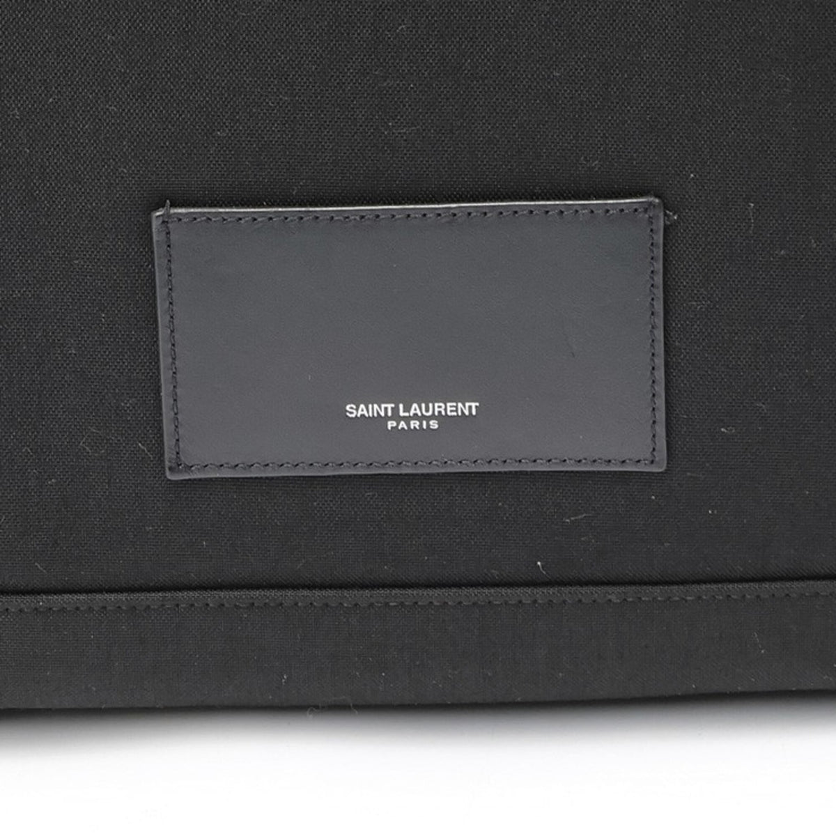 Saint Laurent Black Nylon Leather Backpack (Pre-Owned)