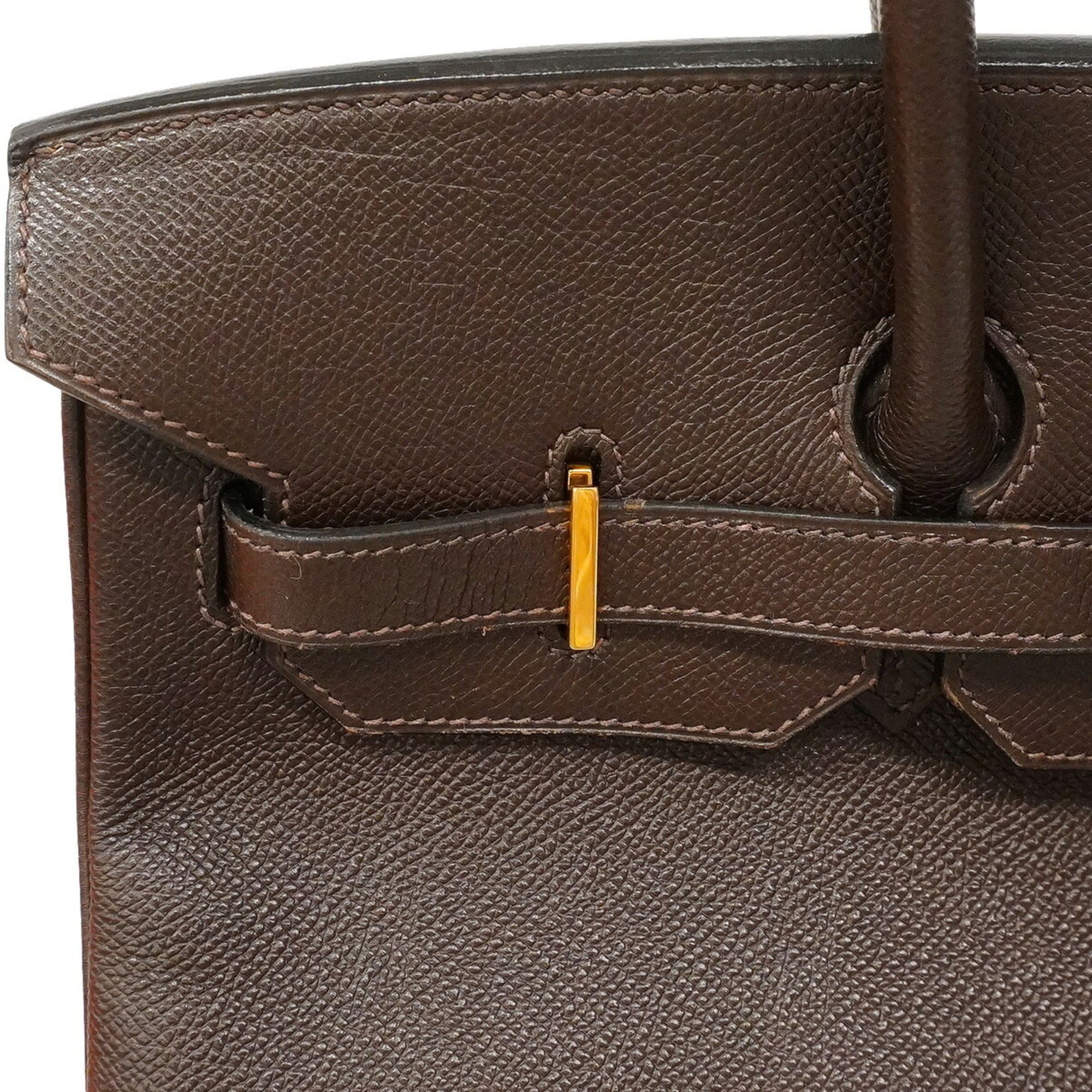 Hermes Brown Leather Handbag (Pre-Owned)