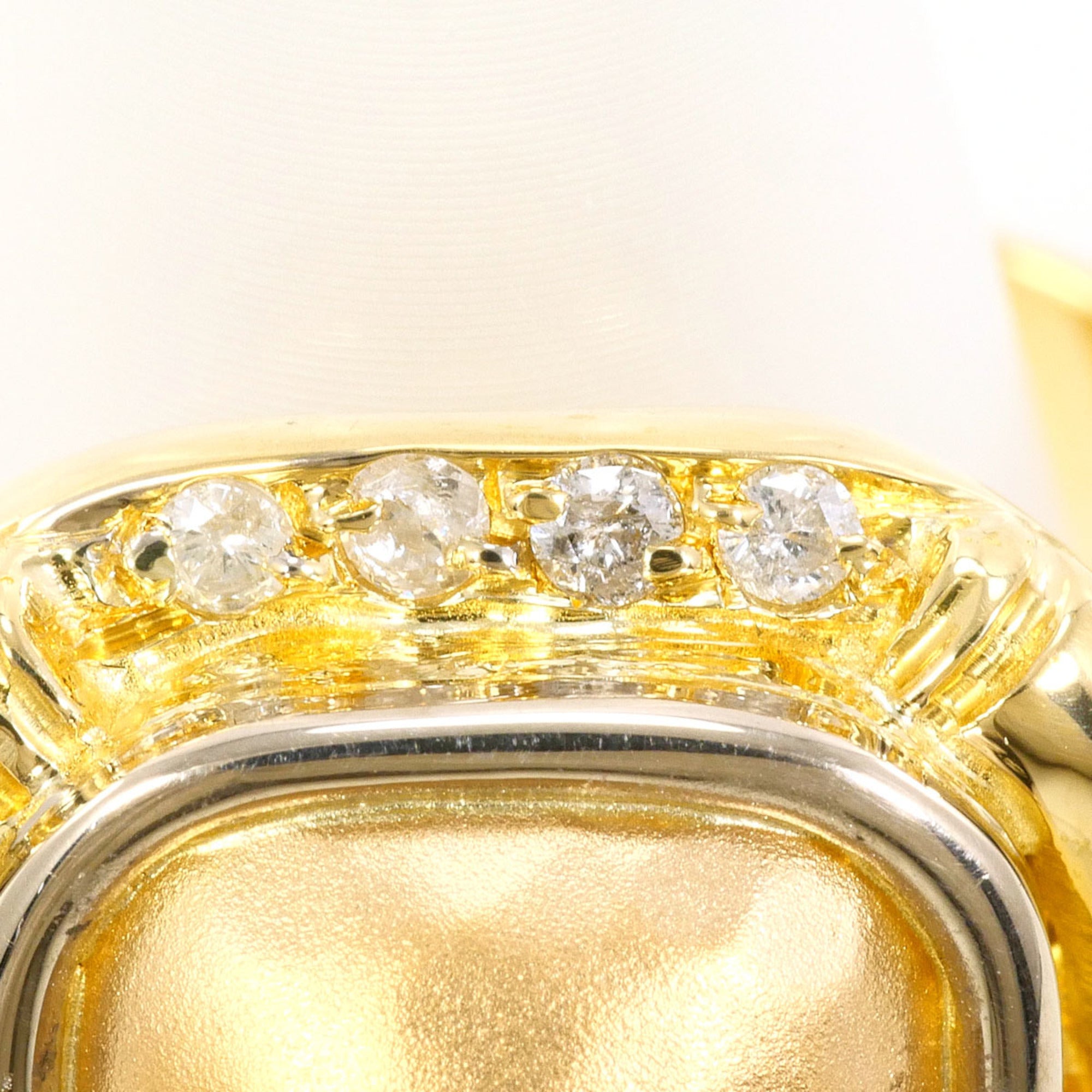 Unbranded White Gold Yellow Gold Yellow Gold (18K) White Gold (18K) Band Ring (Pre-Owned)