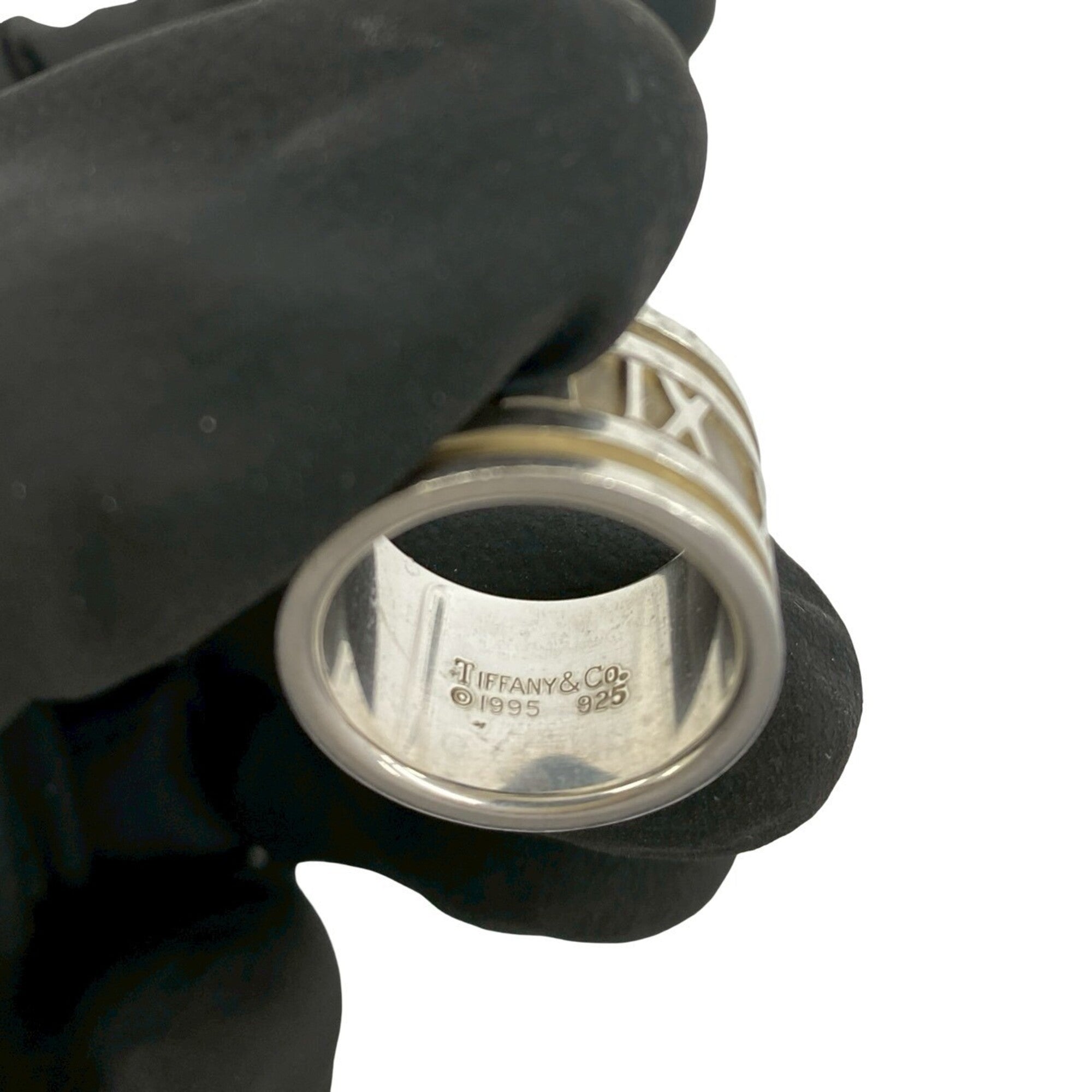 Tiffany Silver Silver 925 Band Ring (Pre-Owned)