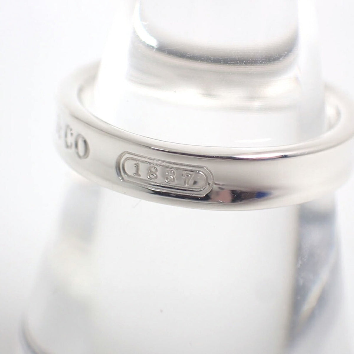 Tiffany Silver Sterling Silver 925 Band Ring (Pre-Owned)