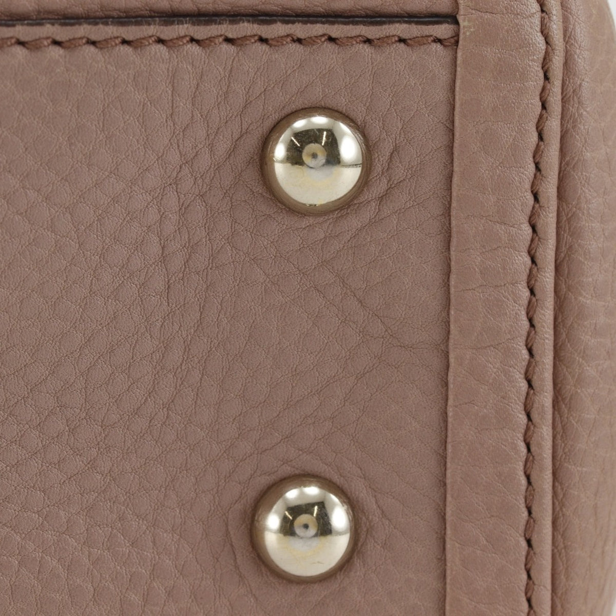 Gucci Soho Pink Leather Tote Bag (Pre-Owned)