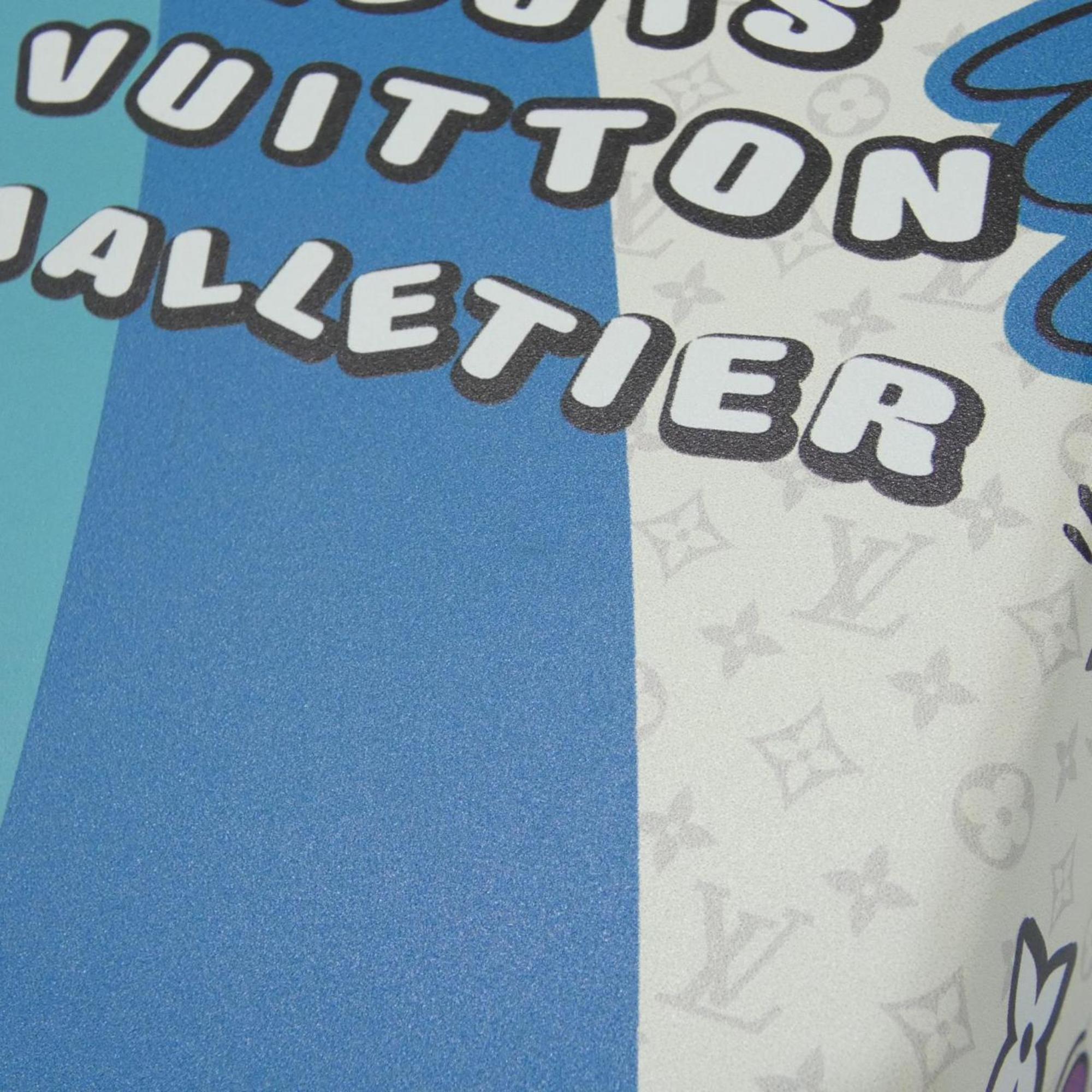 Louis Vuitton Blue Leather Shoulder Bag (Pre-Owned)