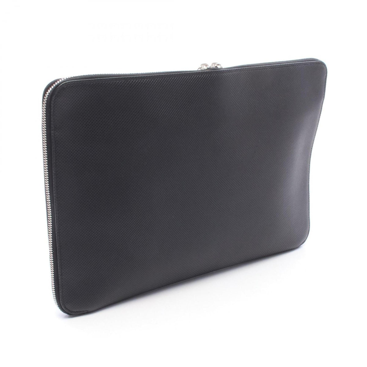 Bottega Veneta Black Leather Clutch Bag Handbag (Pre-Owned)