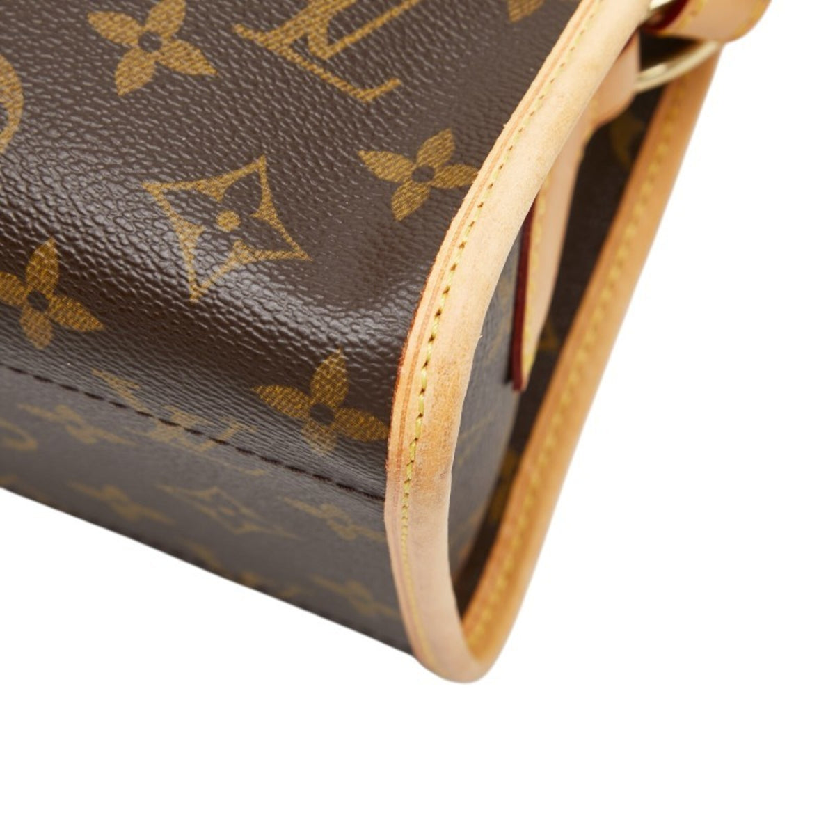 Louis Vuitton Brown Pvc Leather Shoulder Bag (Pre-Owned)