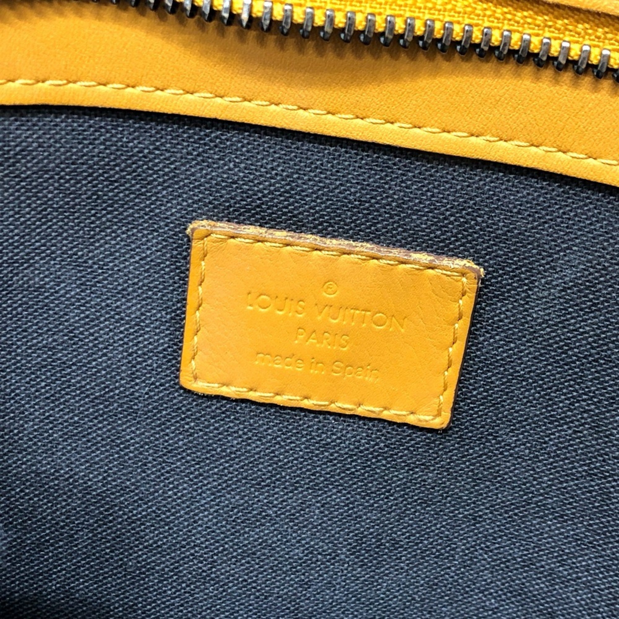 Louis Vuitton Solar Yellow Damier Infini Leather Tote Bag (Pre-Owned)