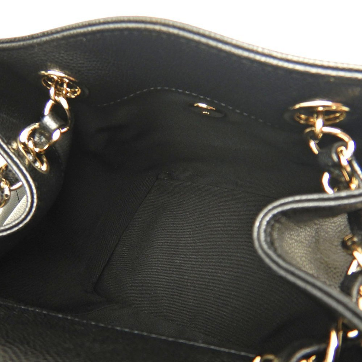 Chanel Black Grained Calfskin Backpack (Pre-Owned)