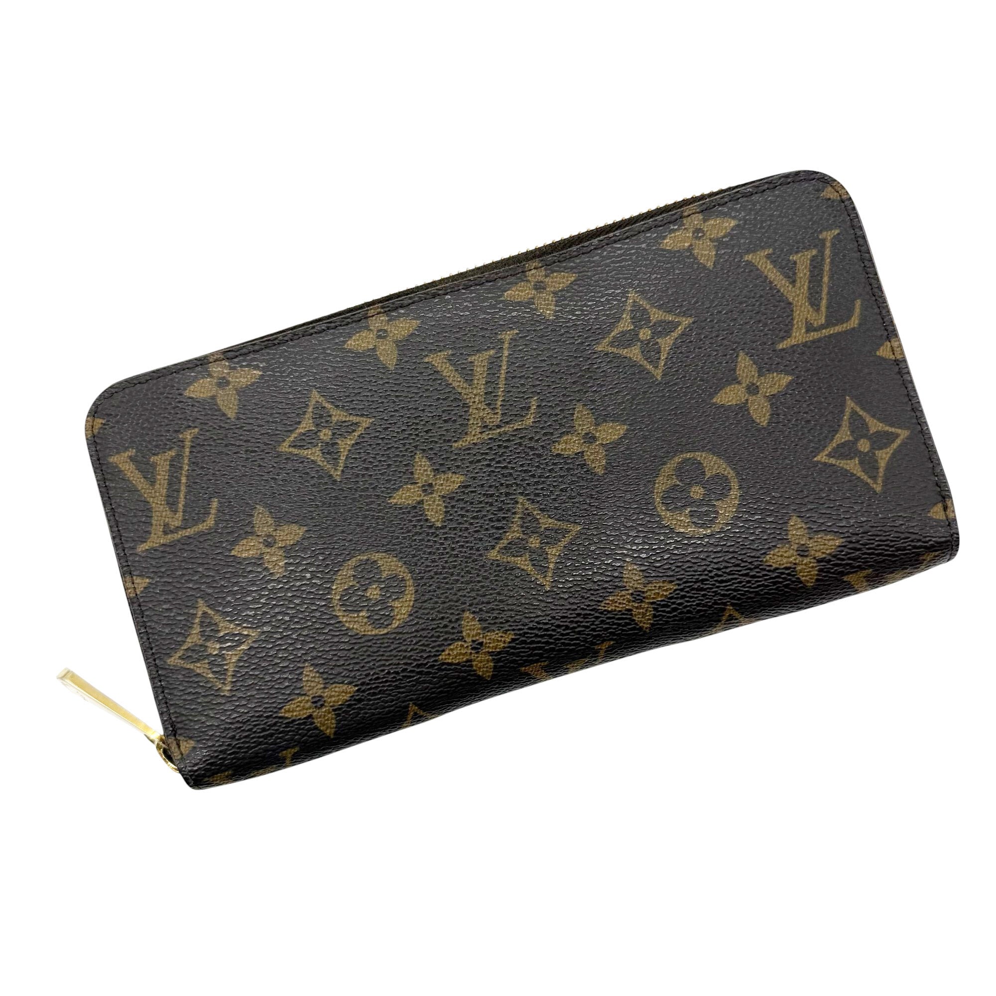 Louis Vuitton Brown Monogram Long Wallet (Bi-Fold) (Pre-Owned)