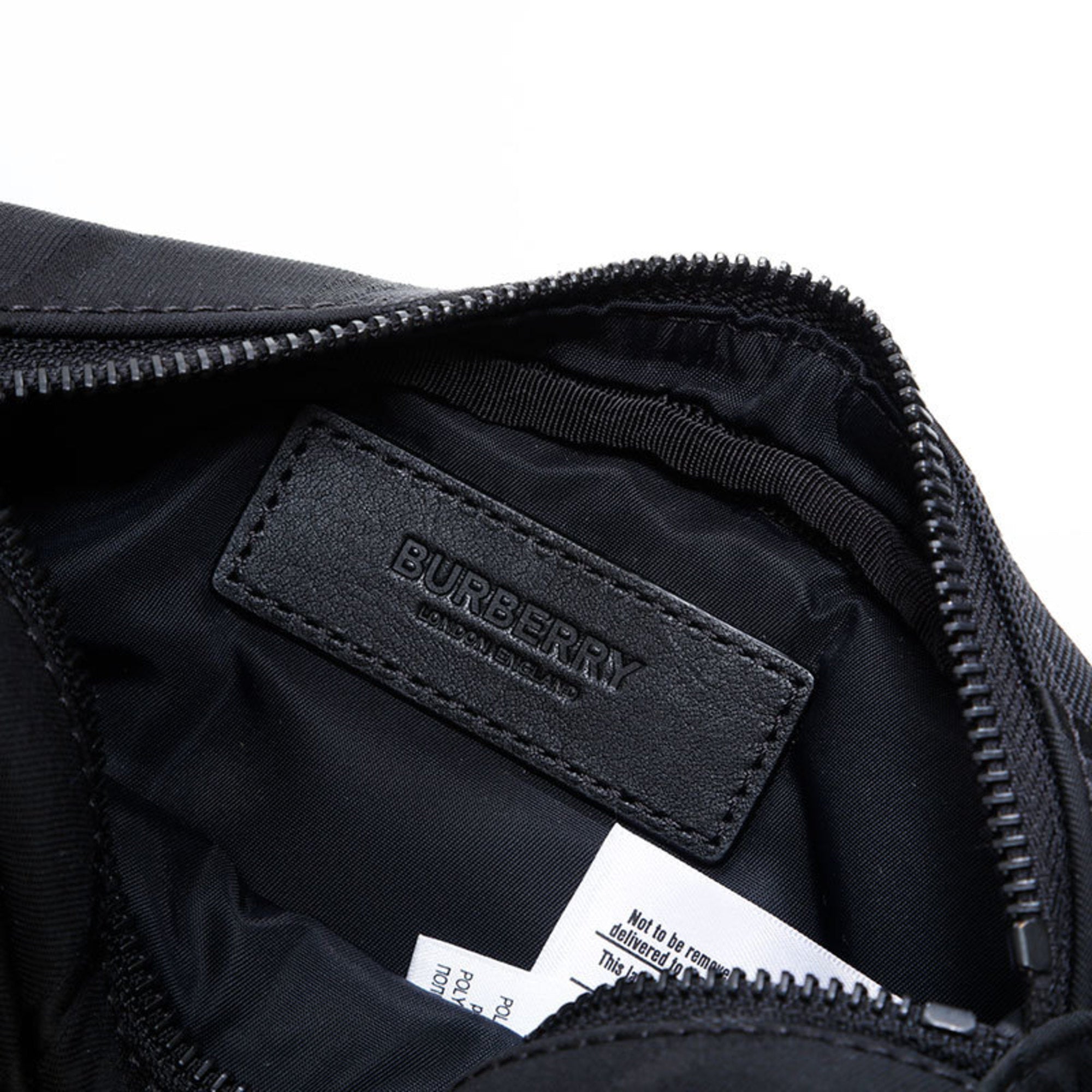 Burberry Black Nylon Fanny Pack Shoulder Bag (Pre-Owned)