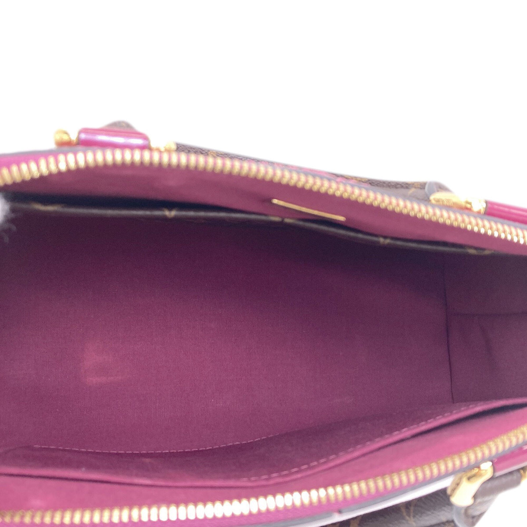 Louis Vuitton Magenta Vernis Handbag (Pre-Owned)