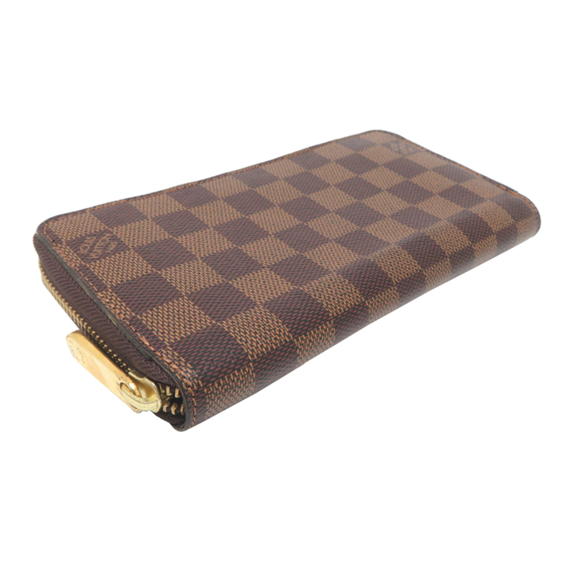Louis Vuitton Brown Damier Canvas Long Wallet (Bi-Fold) (Pre-Owned)