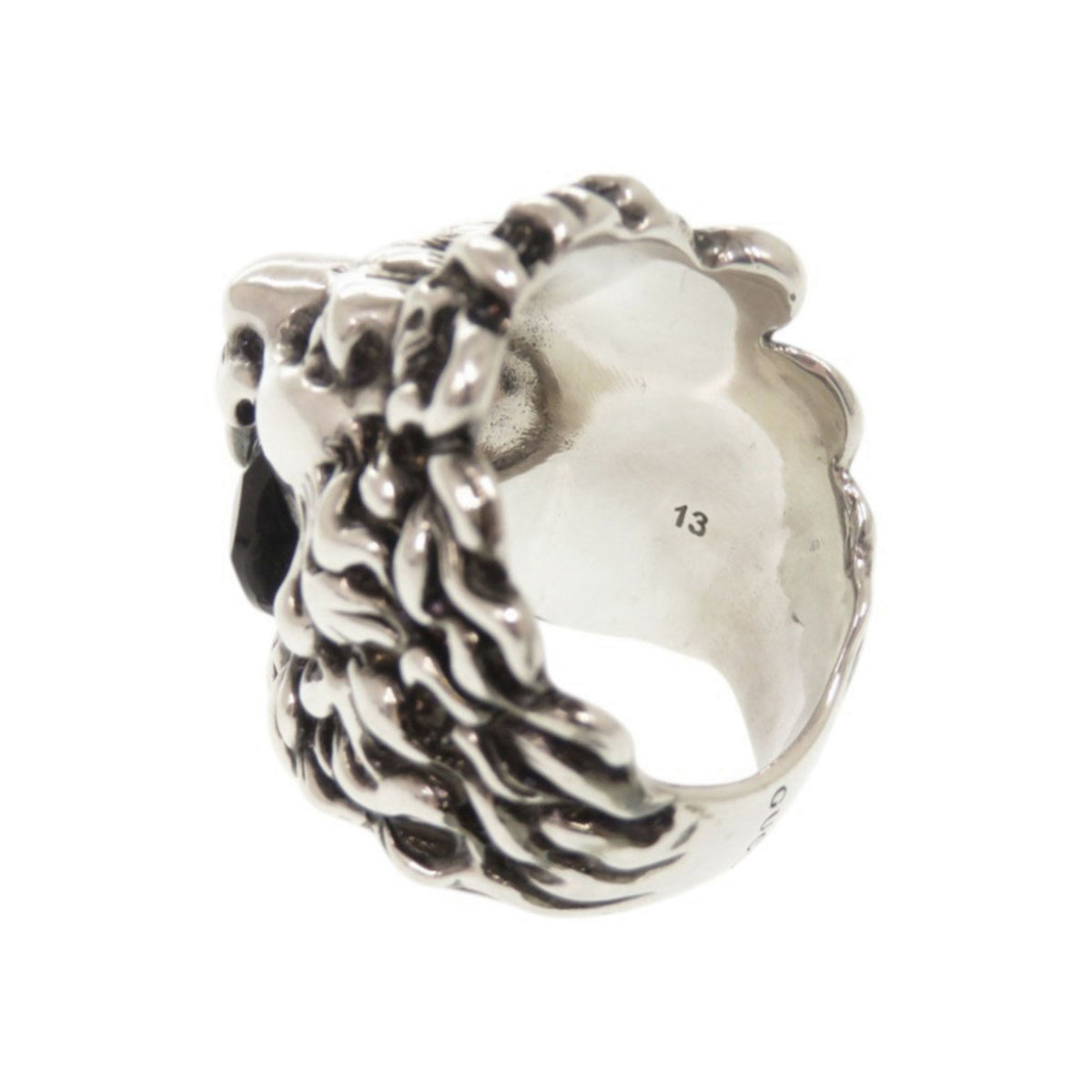 Gucci Silver Metal Band Ring (Pre-Owned)