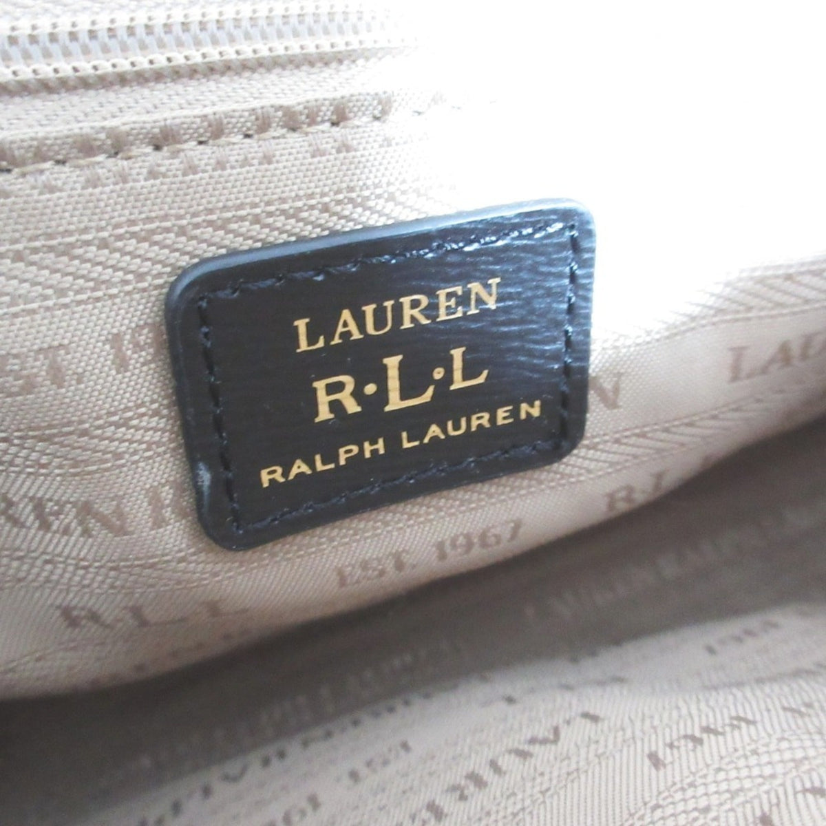 Ralph Lauren Black Leather Pochette Shoulder Bag (Pre-Owned)