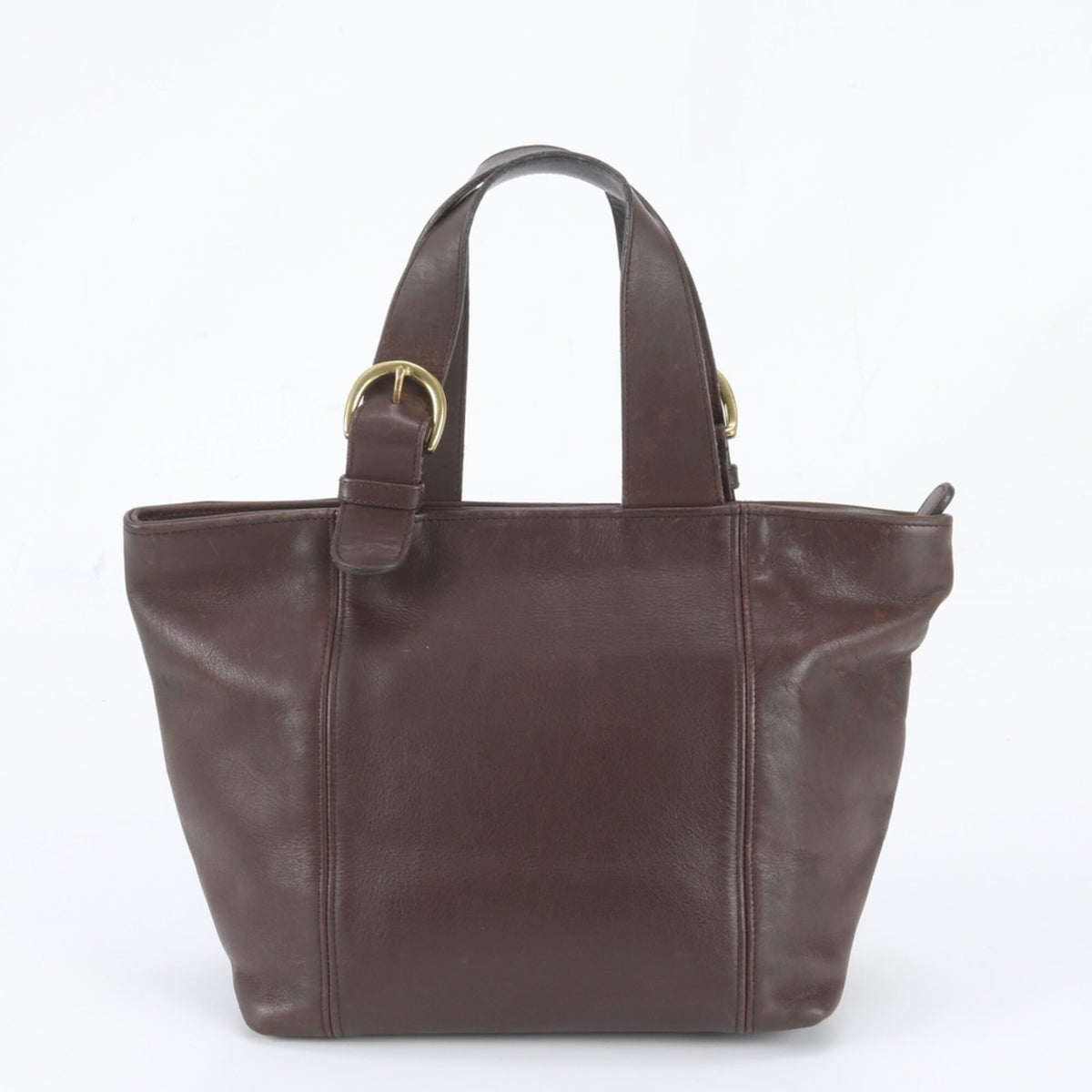 Coach Brown Leather Handbag Tote Bag (Pre-Owned)
