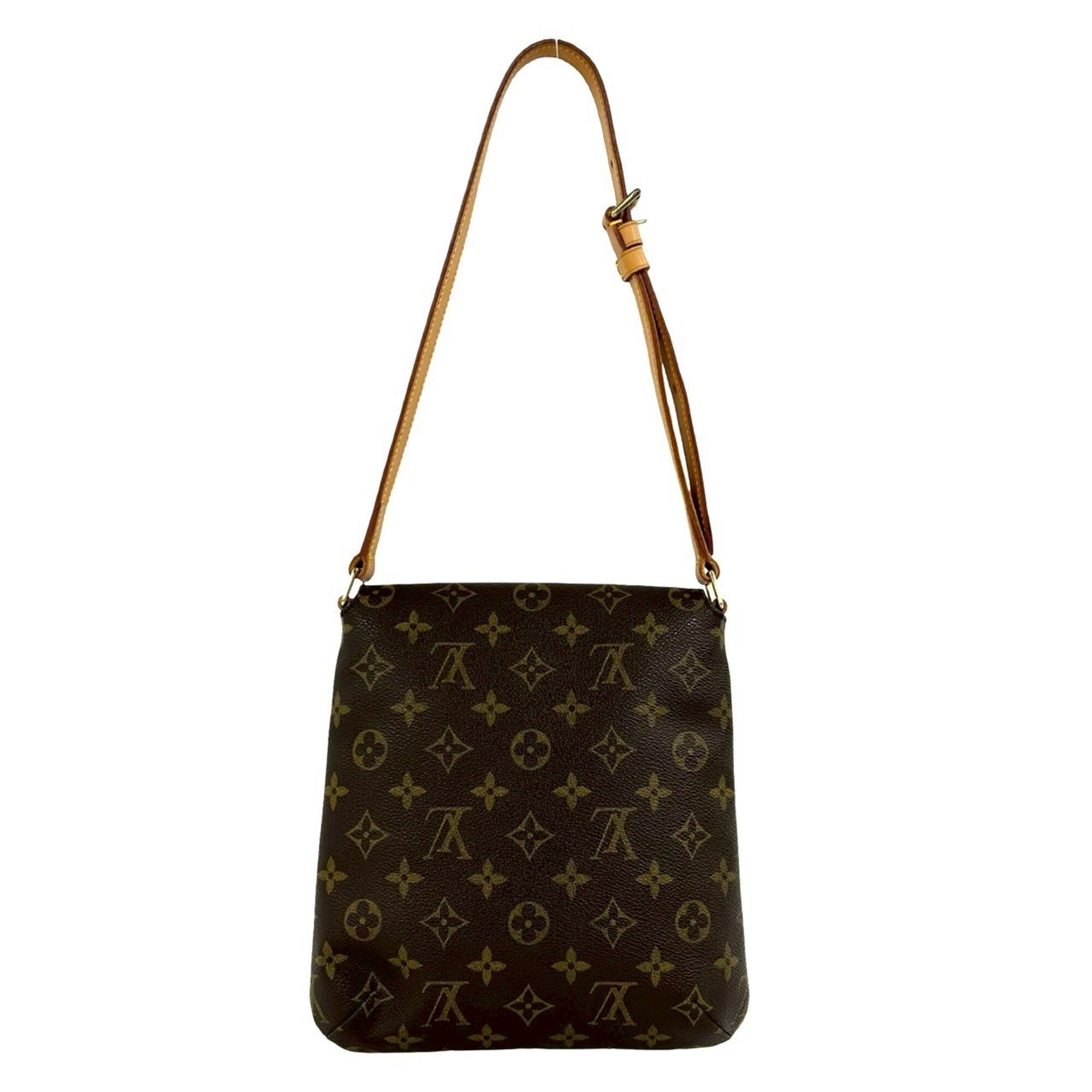 Louis Vuitton Brown Leather Pvc Shoulder Bag (Pre-Owned)