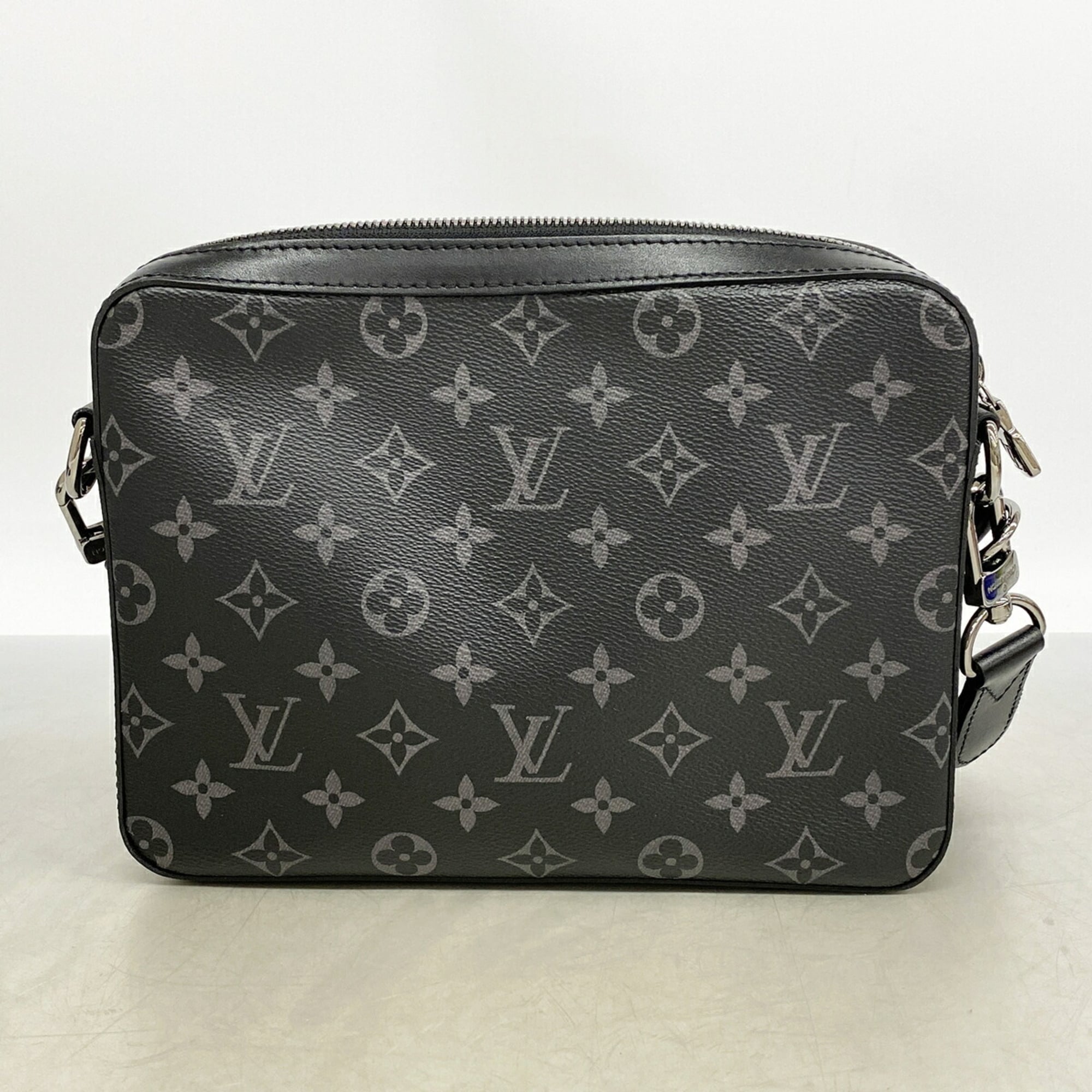 Louis Vuitton Black Gray Shoulder Bag (Pre-Owned)