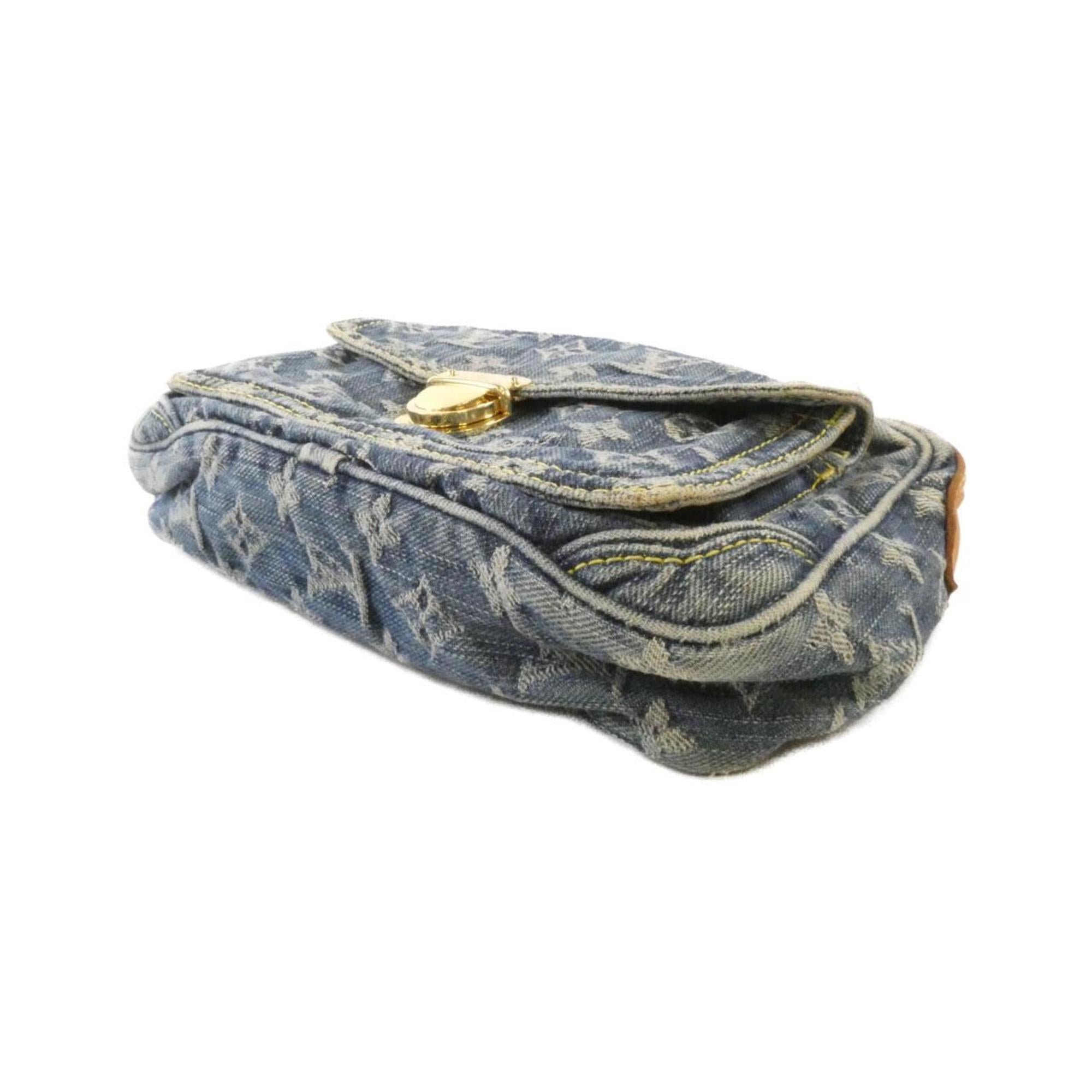 Louis Vuitton Blue Denim Shoulder Bag (Pre-Owned)