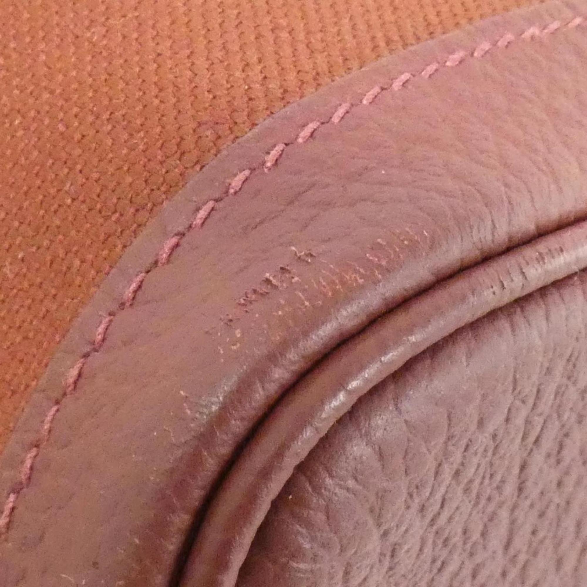 Hermes Rouge H Country Leather Handbag (Pre-Owned)