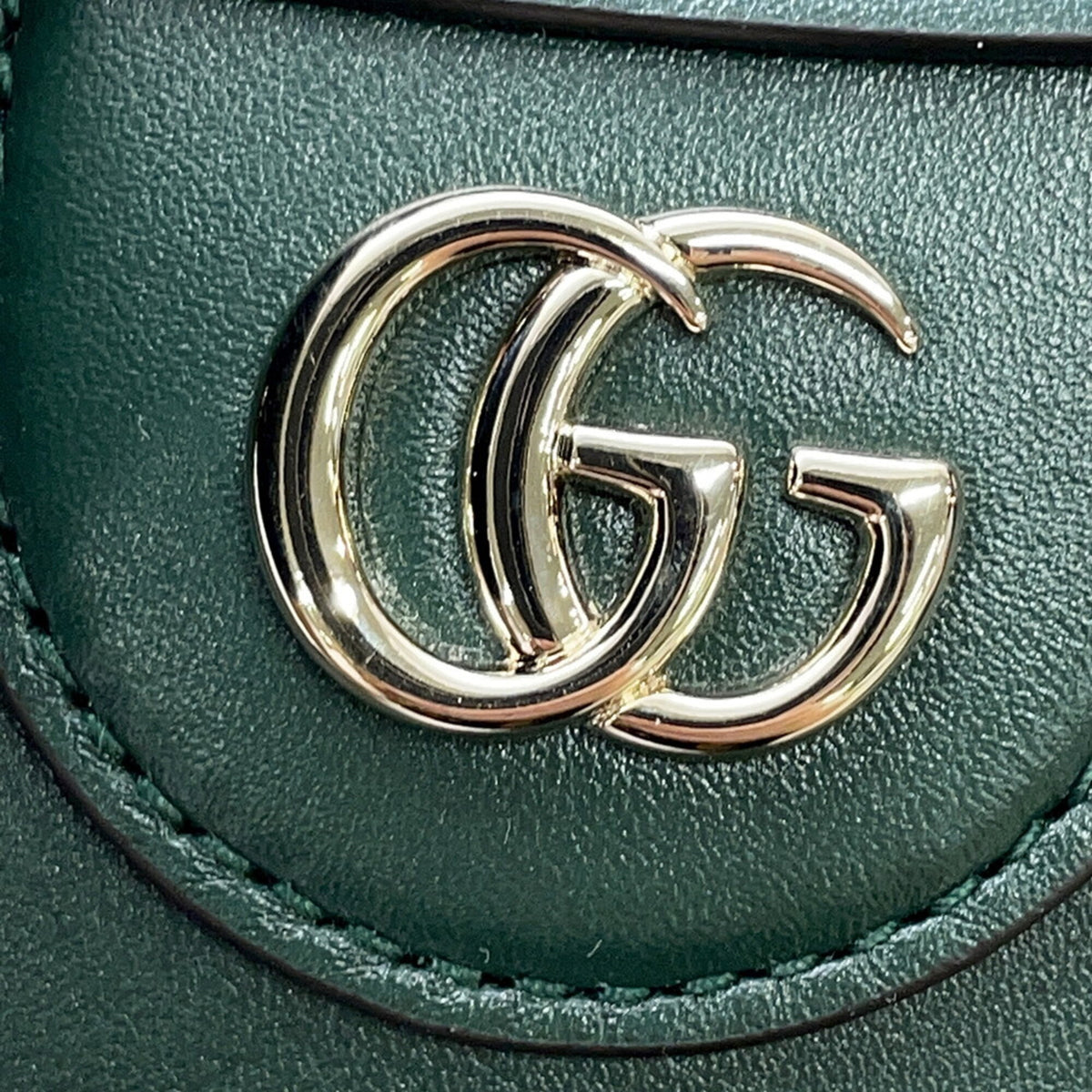 Gucci Green Leather Handbag (Pre-Owned)